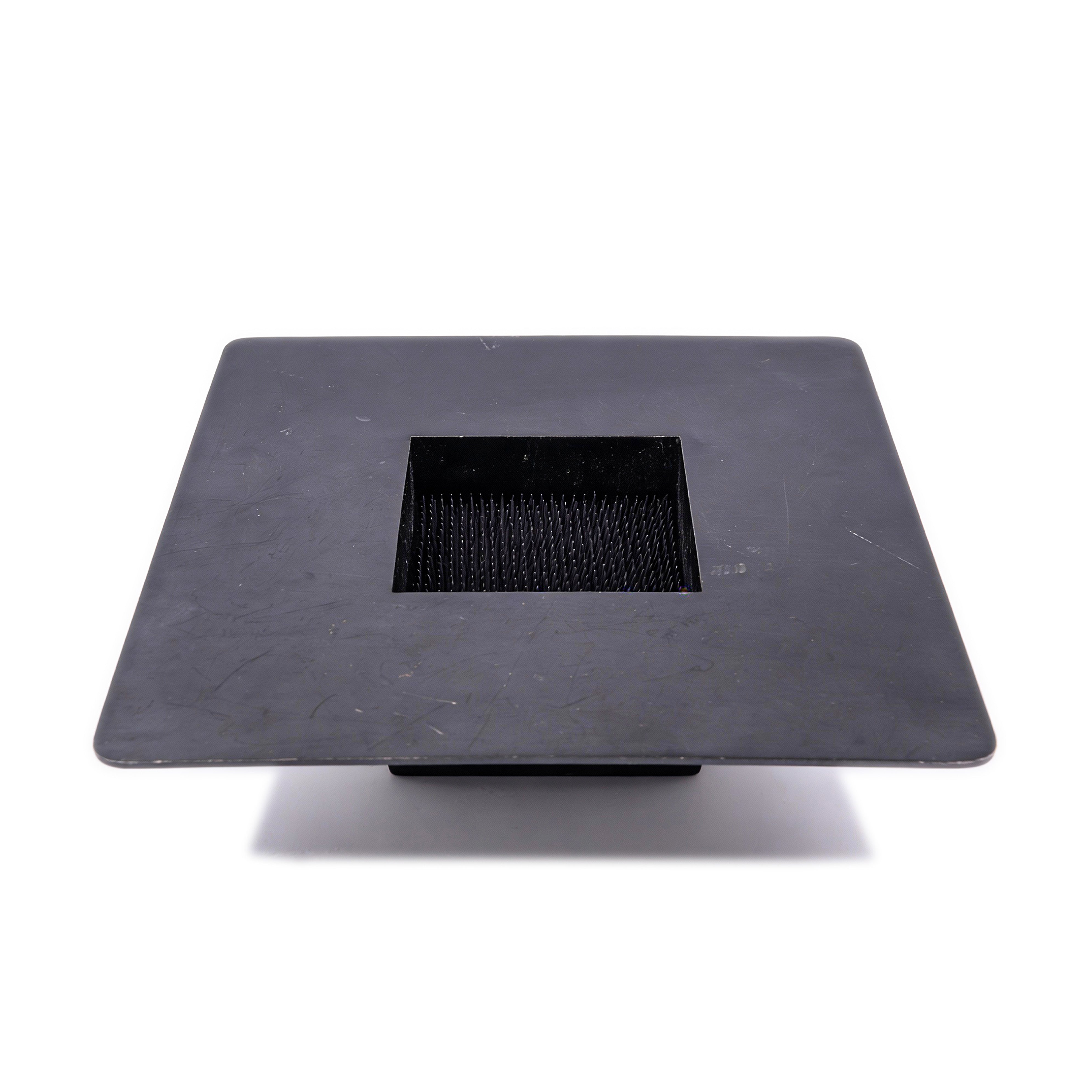 Two's Company. Vintage Square Vase, Ikebana Flower Platter. Medium Size