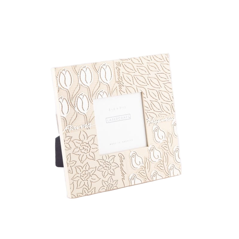 Amerigo Lasercraft. Laser Cut Wooden Picture Frame. Medium Size