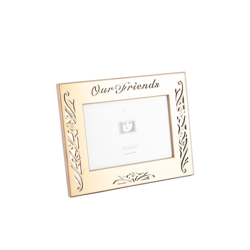 Amerigo Lasercraft. Golden Laser Cut Picture Frame. Medium Size
