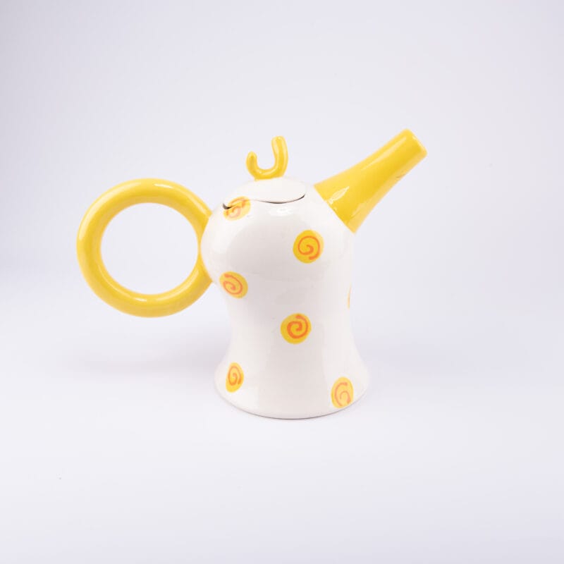 Idée Art Exclusive. Yellow Porcelain Jug. Large Size