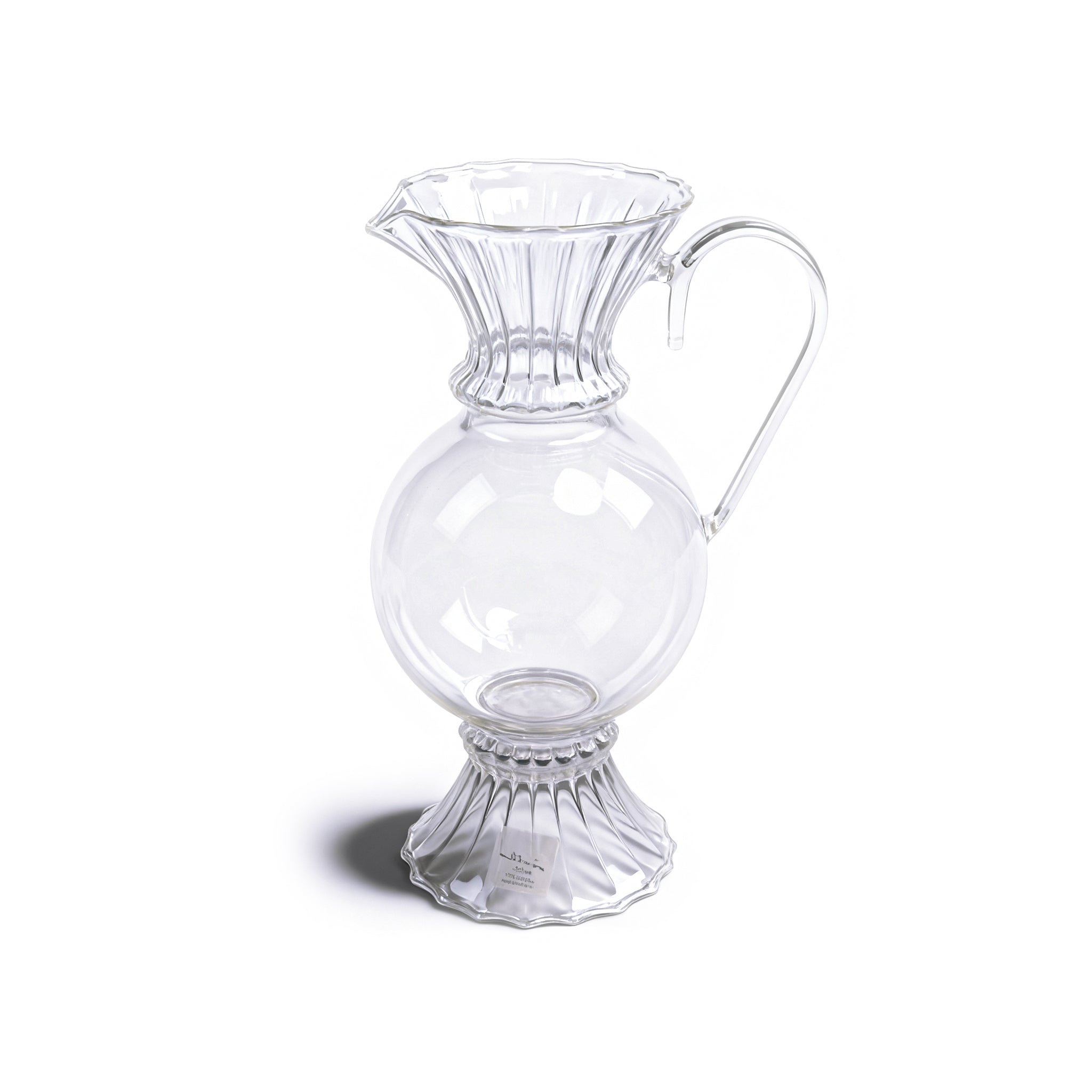 Idée Art Exclusive. Blown Glass Pitcher. Large Size