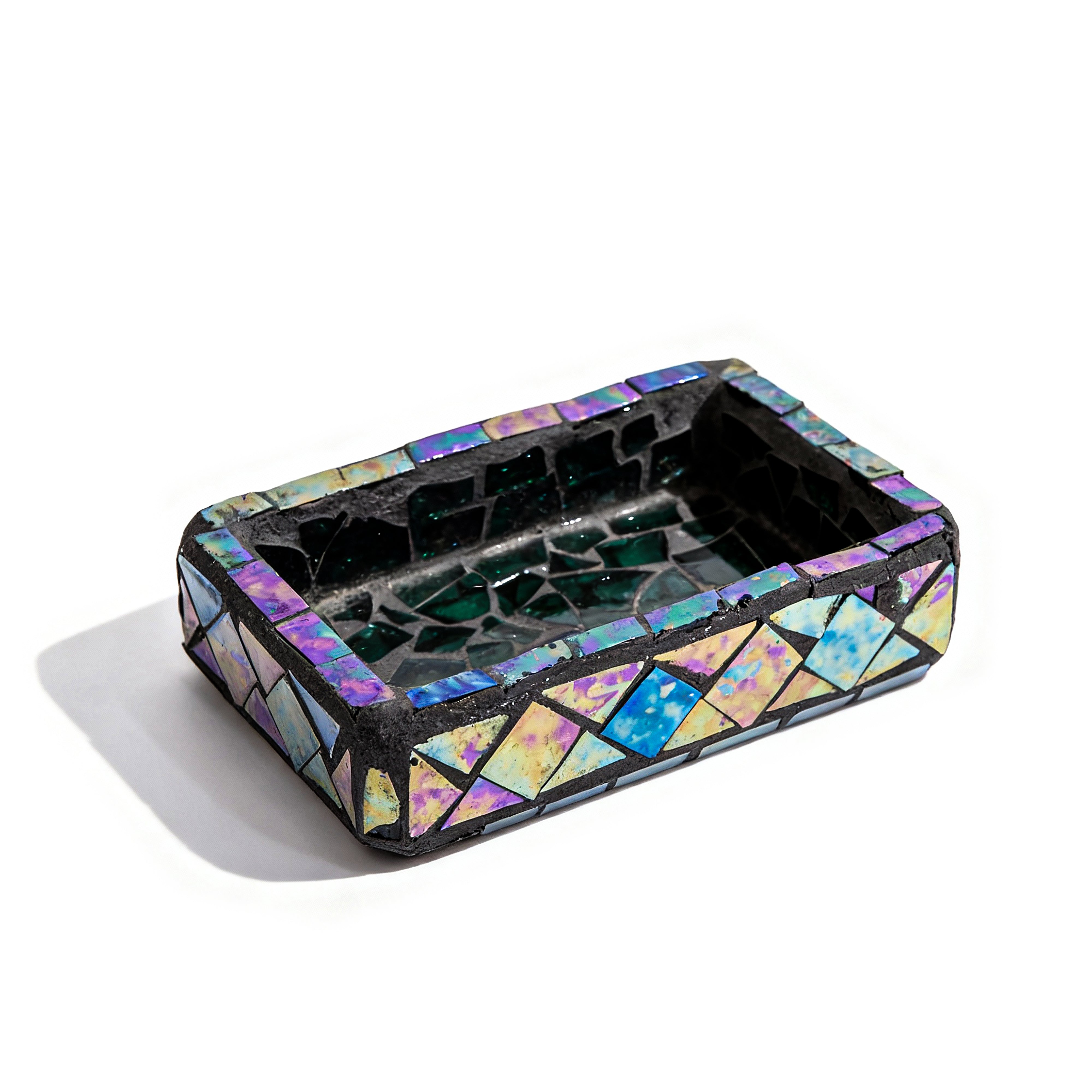 Idée Art Exclusive. Mosaic Soap Dish. Small Size