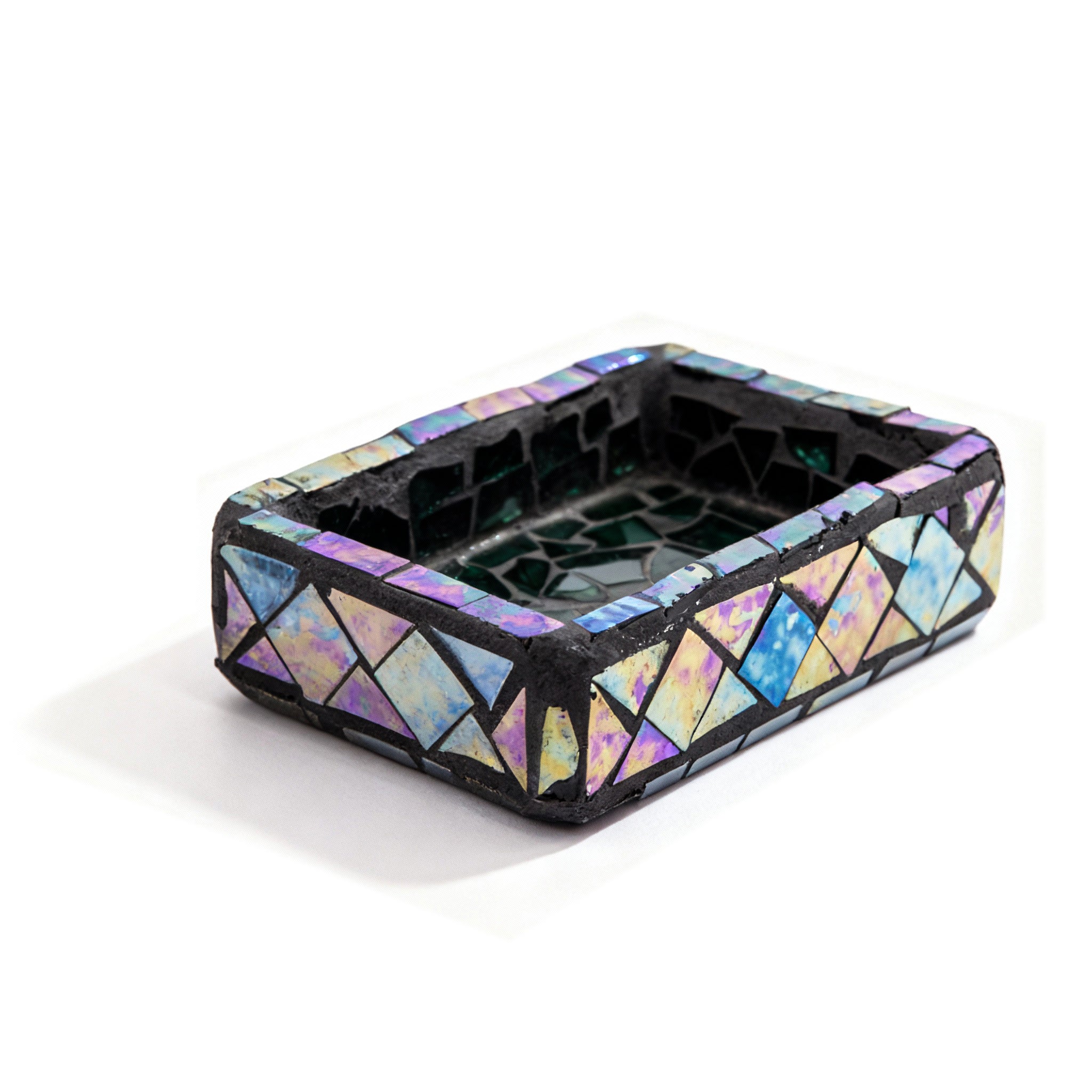 Idée Art Exclusive. Mosaic Soap Dish. Small Size