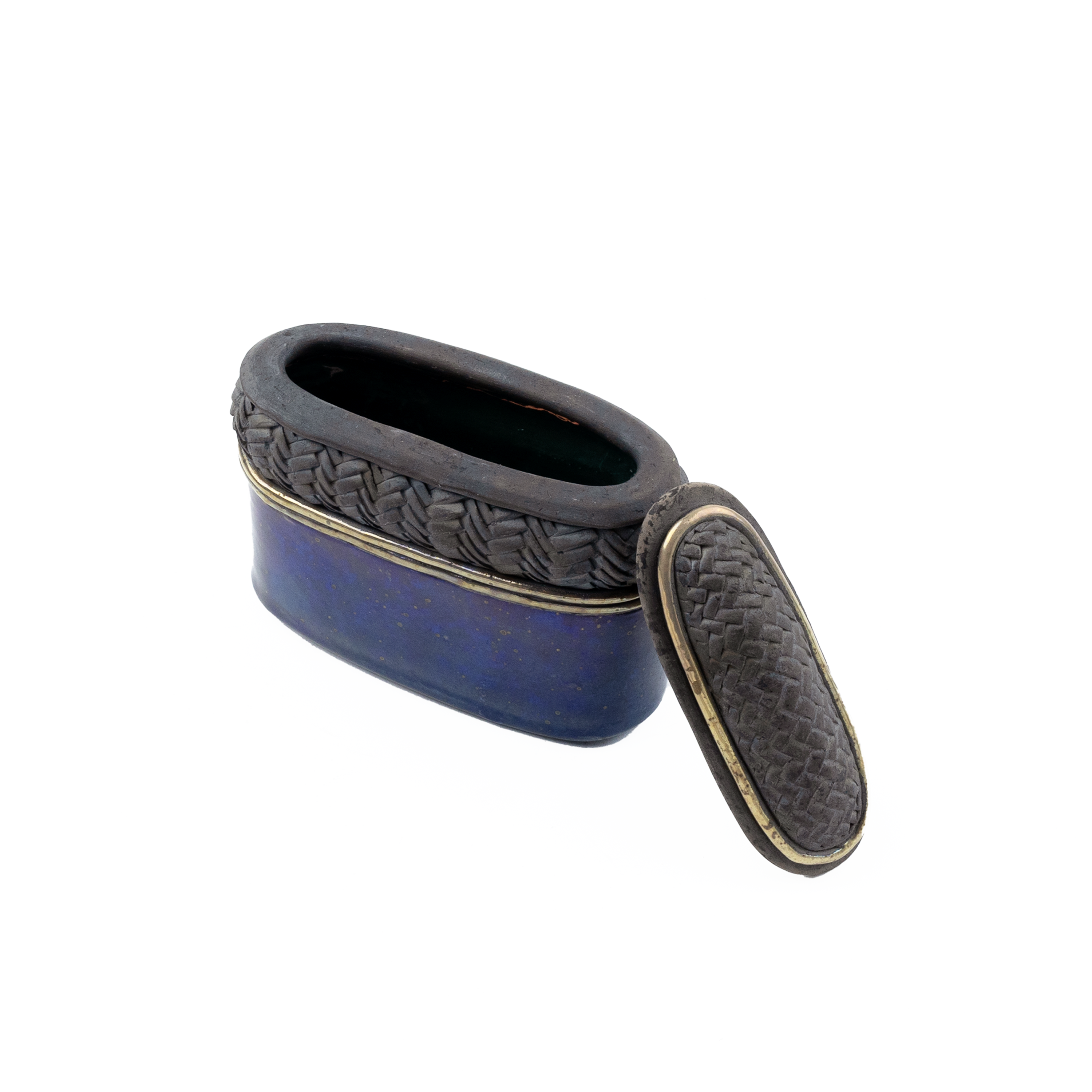 Idée Art Exclusive. Porcelain Box with Roman Design.