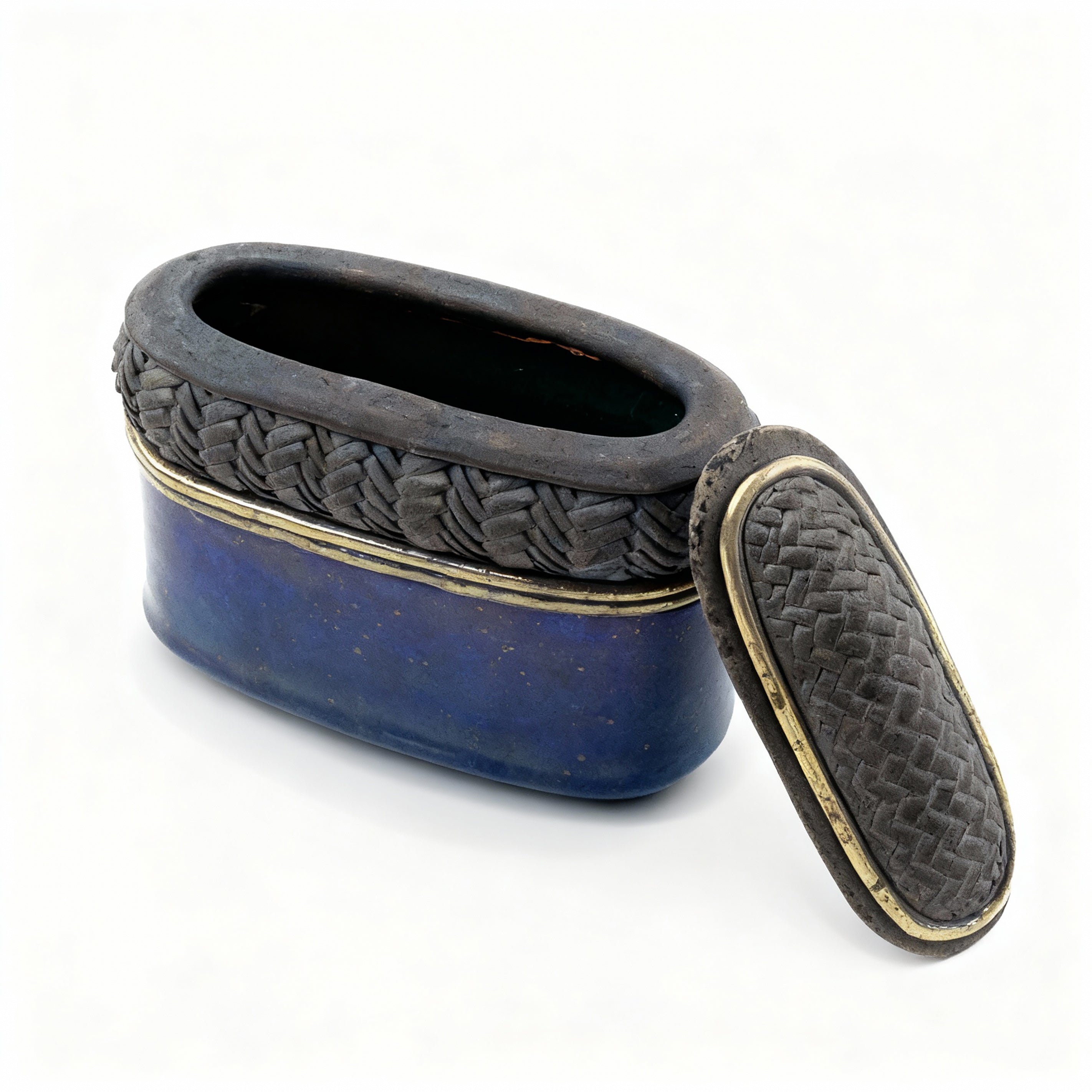 Idée Art Exclusive. Porcelain Box with Roman Design.