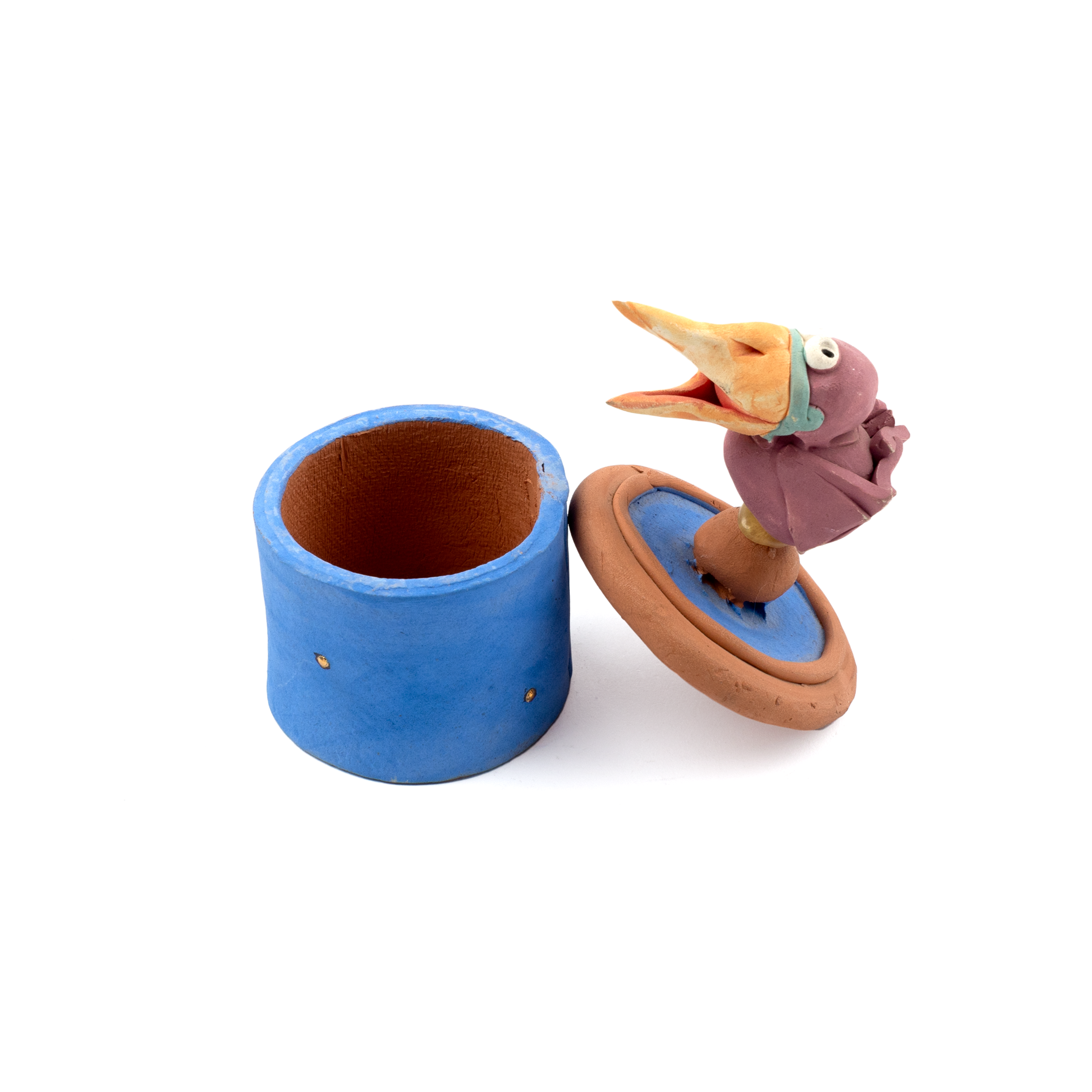 Idée Art Exclusive. Porcelain Box with Crow Lid.