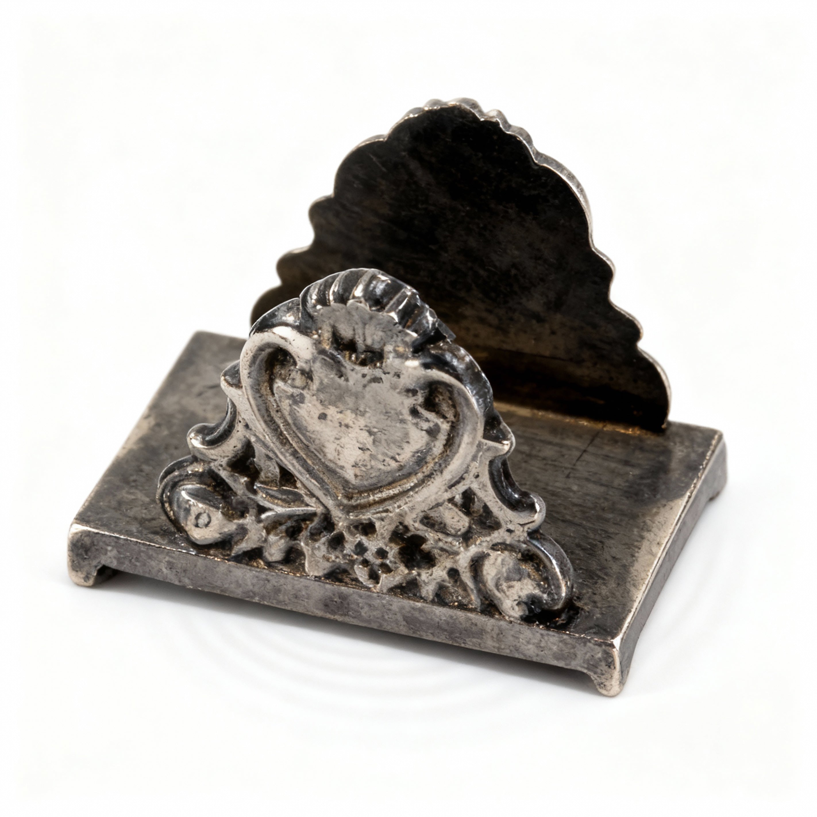 Idée Art Exclusive. Vintage Silver Card Holder. Small Size