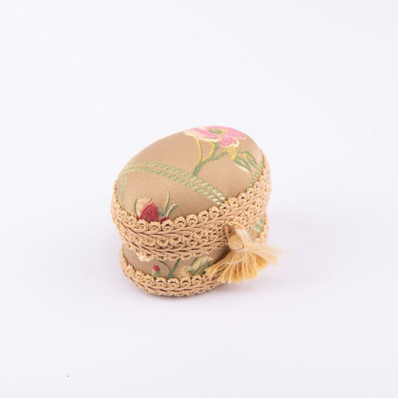 Idée Art Exclusive. Floral Fabric Jewellery Box. Small Size