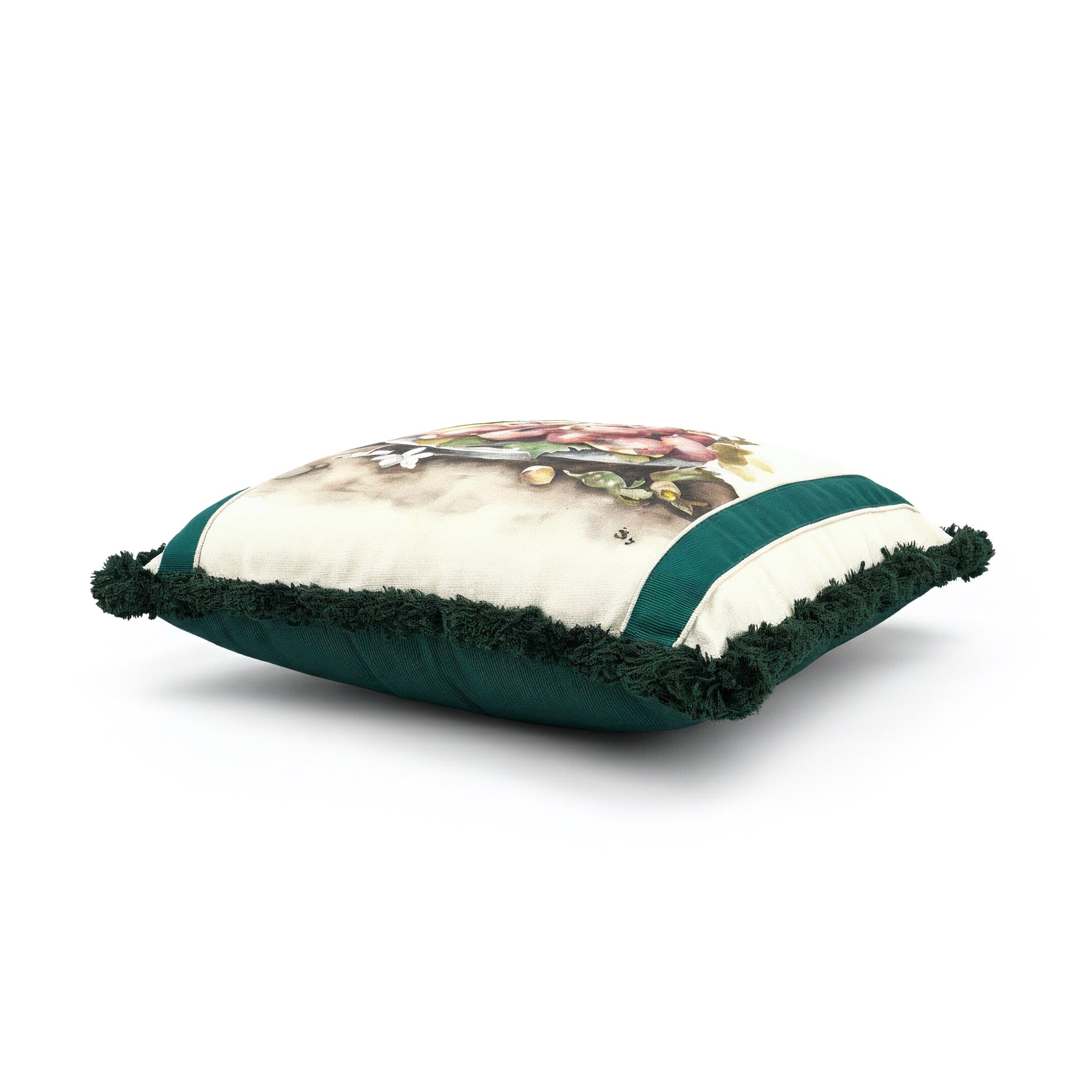 Idée Art Exclusive. Cushion with Vegetables Motif. Large Size