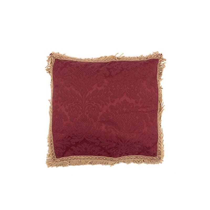 Idée Art Exclusive. Square Burgundy Cushion. Large