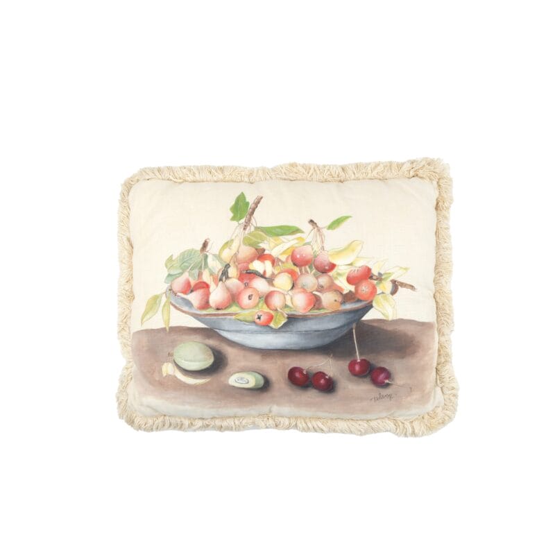 Idée Art Exclusive. Cushion with Fruit Motif. Large Size
