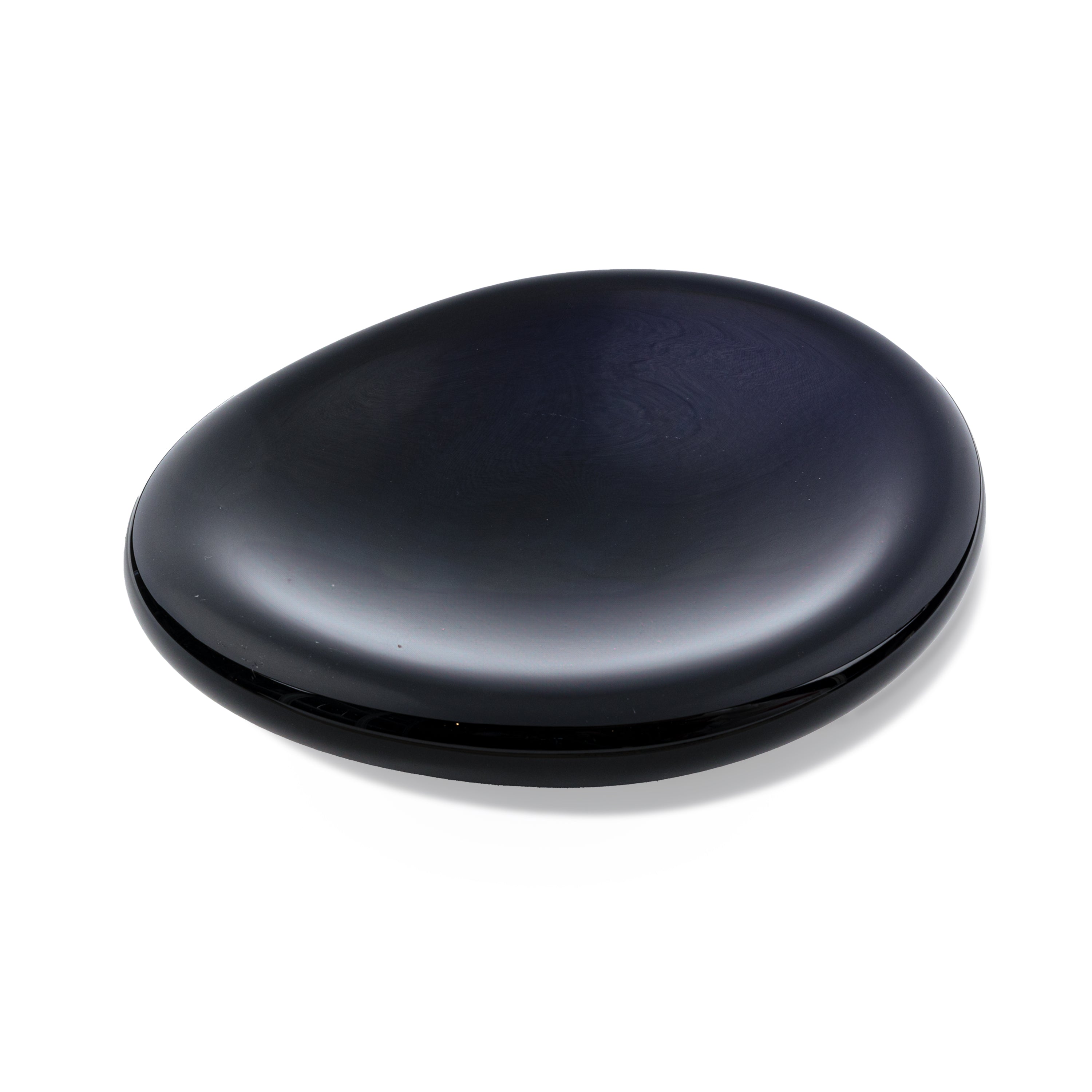 Idée Art Exclusive. Black Glass Centerpiece. Large Size