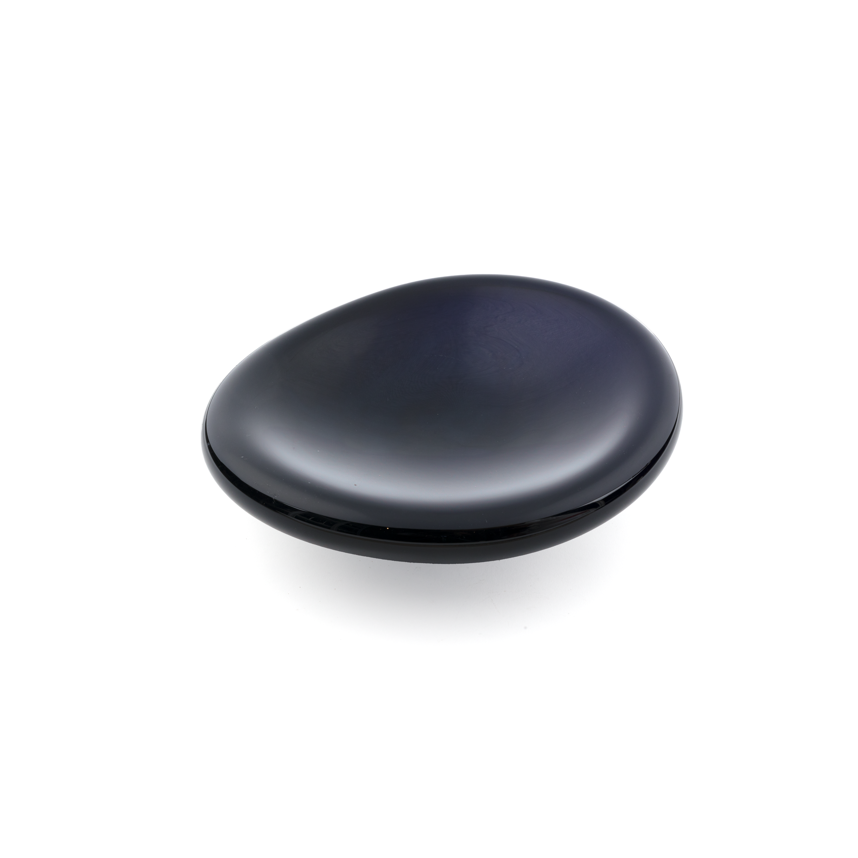 Idée Art Exclusive. Black Glass Centerpiece. Large Size