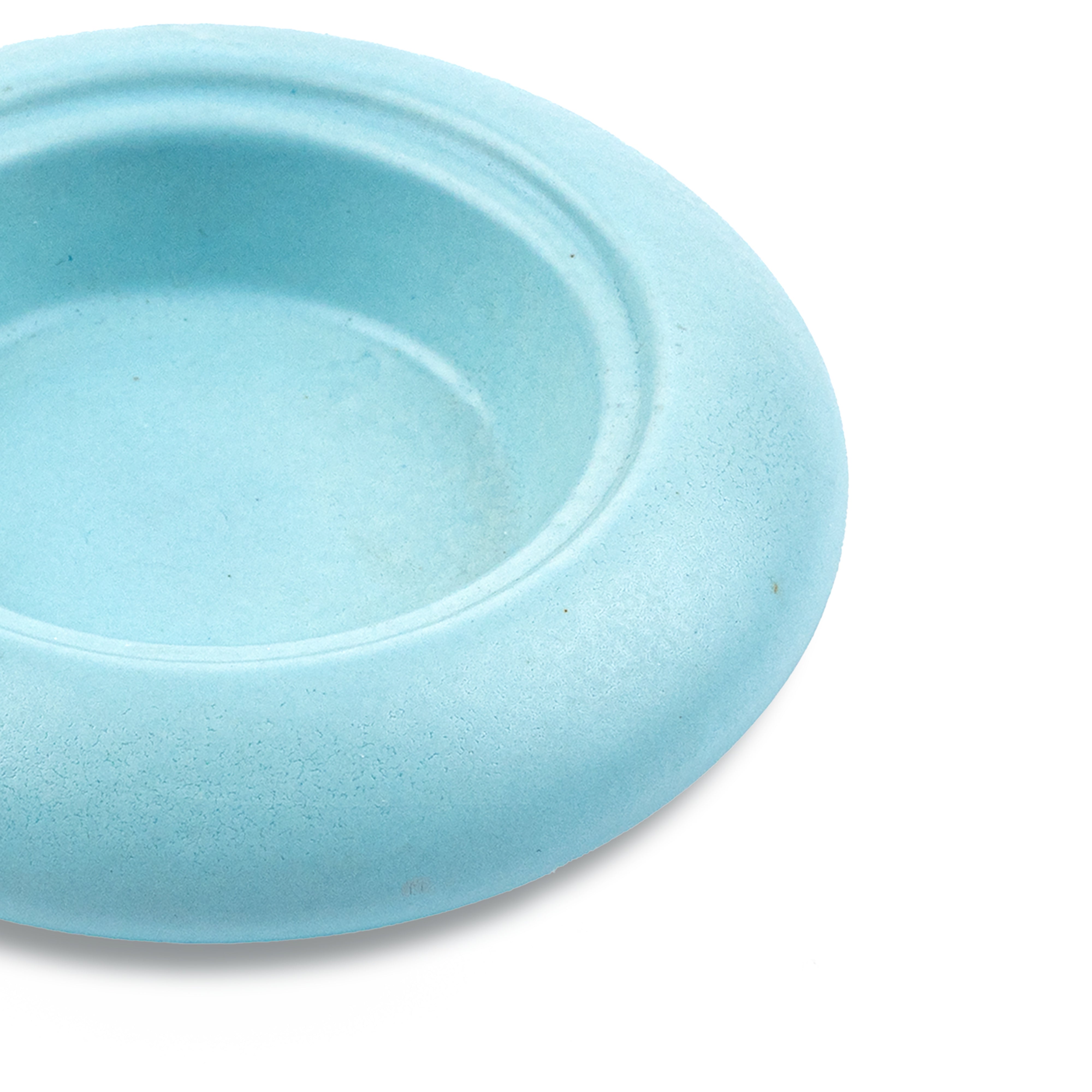 Idée Art Exclusive. Blue Porcelain Ashtray. Medium Size