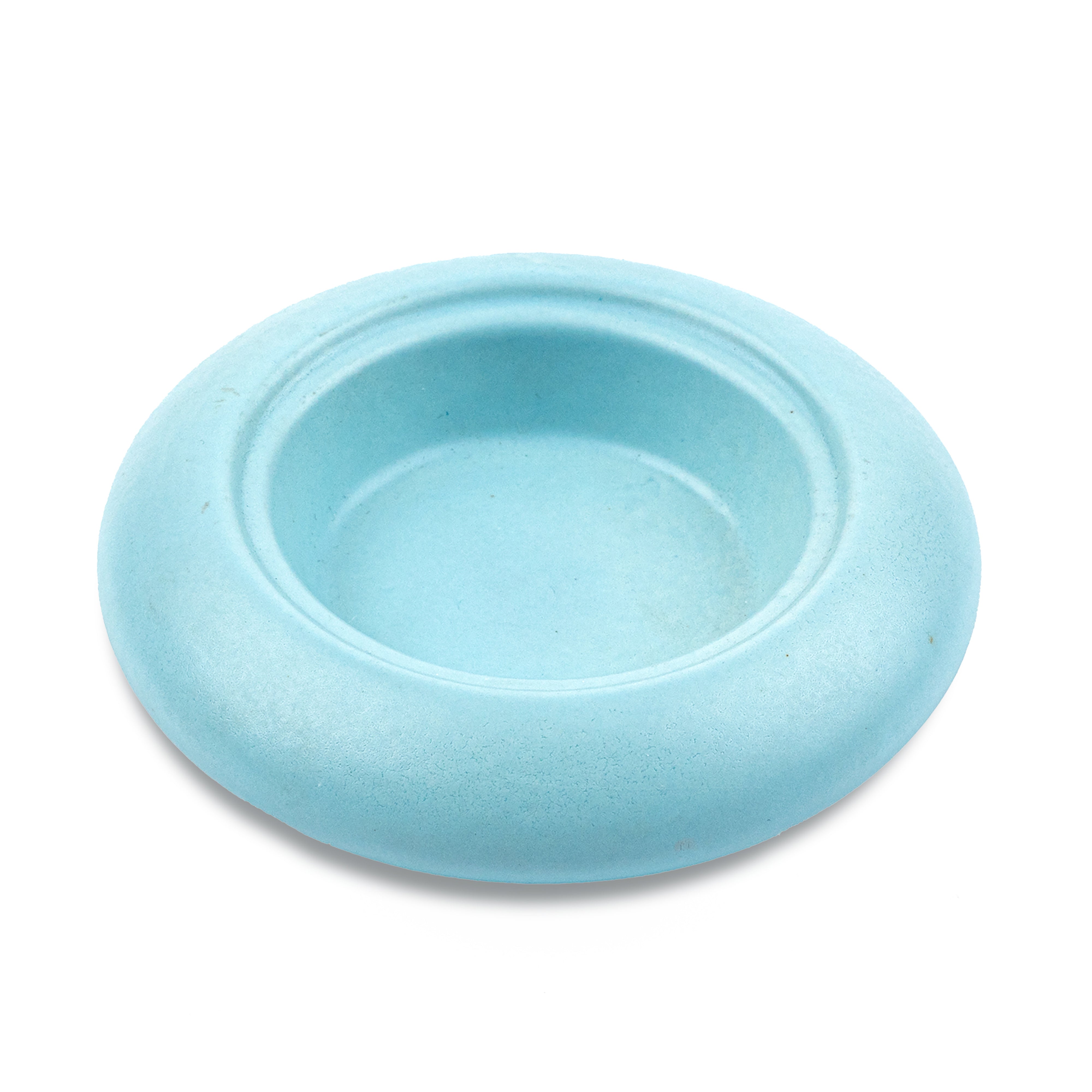 Idée Art Exclusive. Blue Porcelain Ashtray. Medium Size