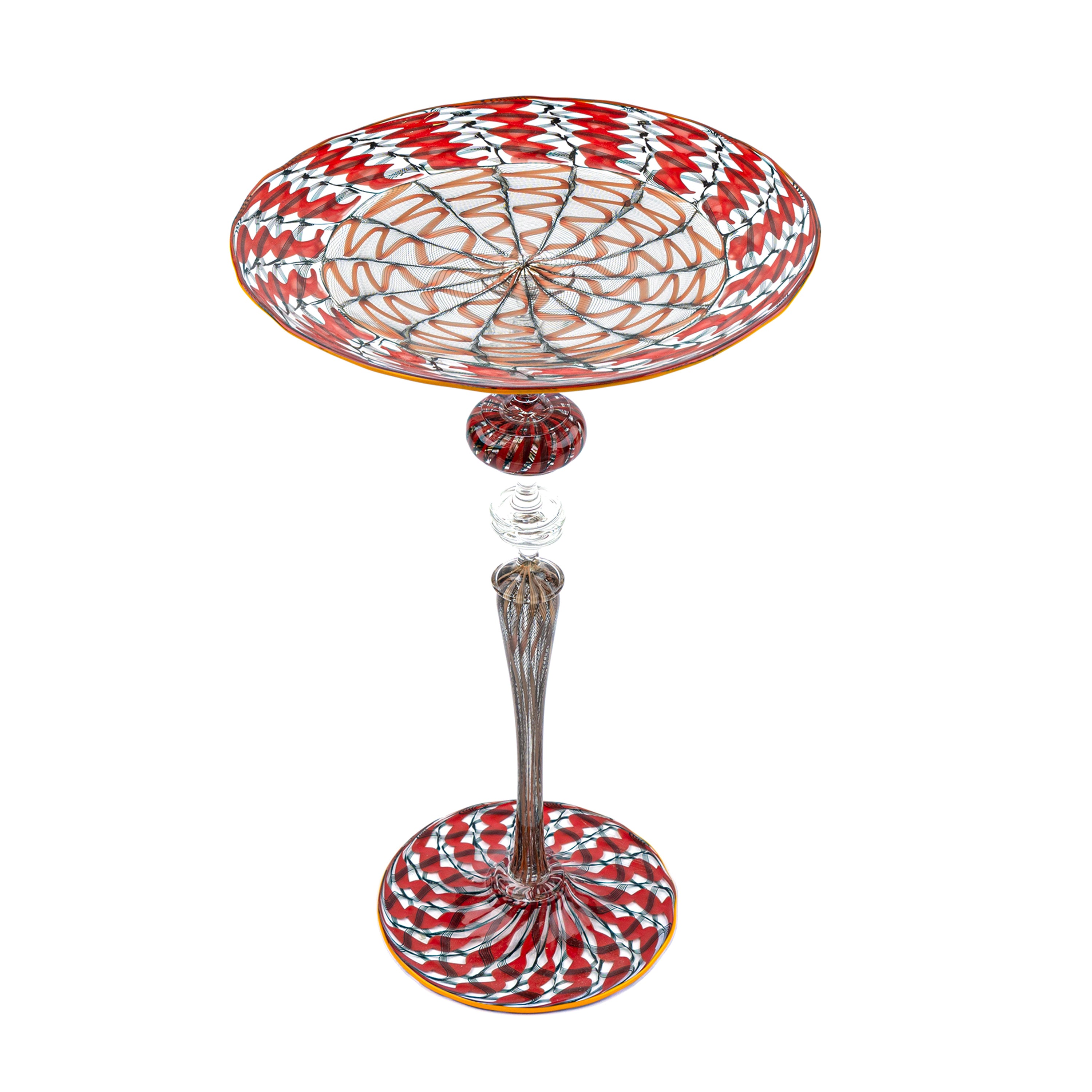 Idée Art Exclusive. Murano Glass Decorative Plate. Large Size