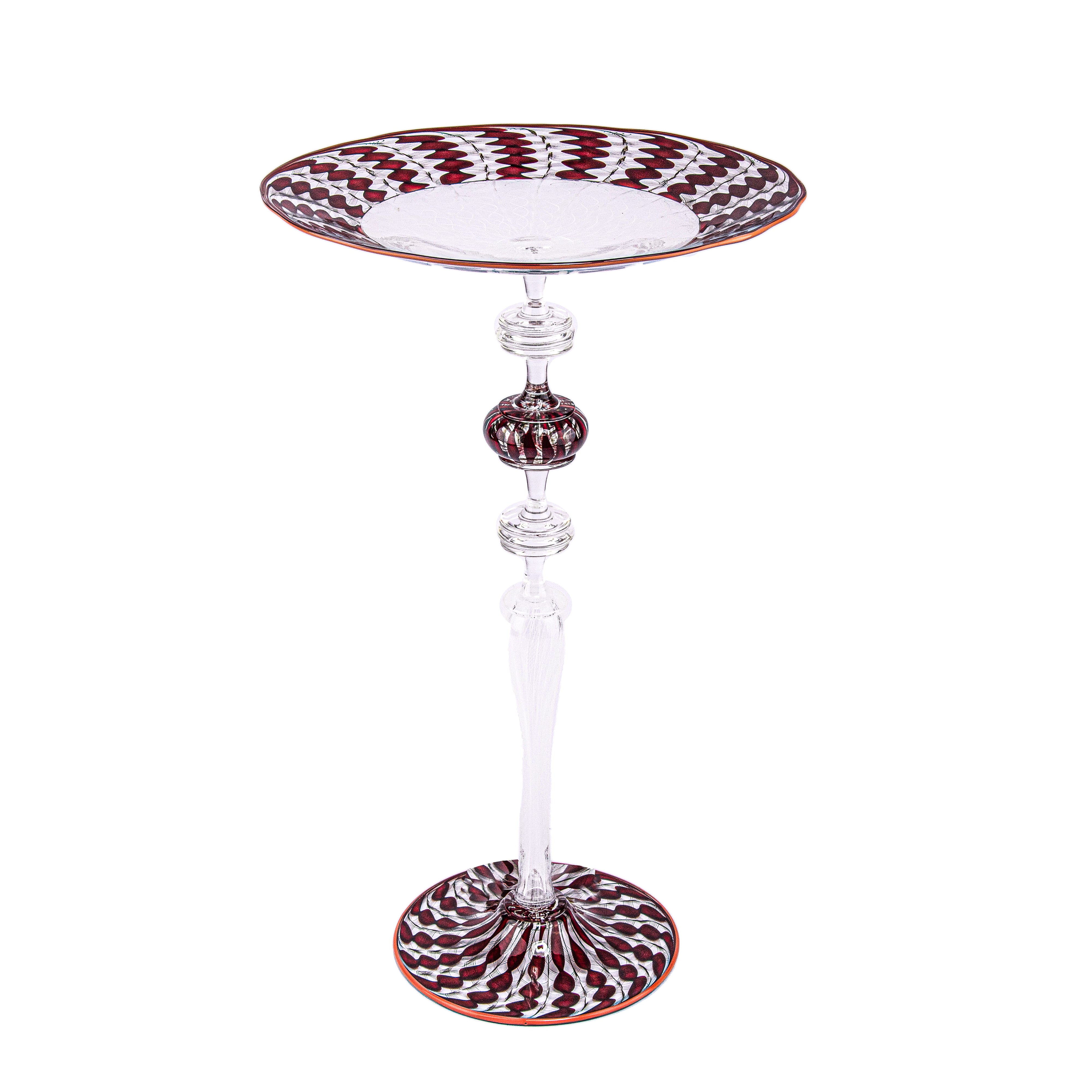 Idée Art Exclusive. Murano Glass Decorative Plate. Large Size