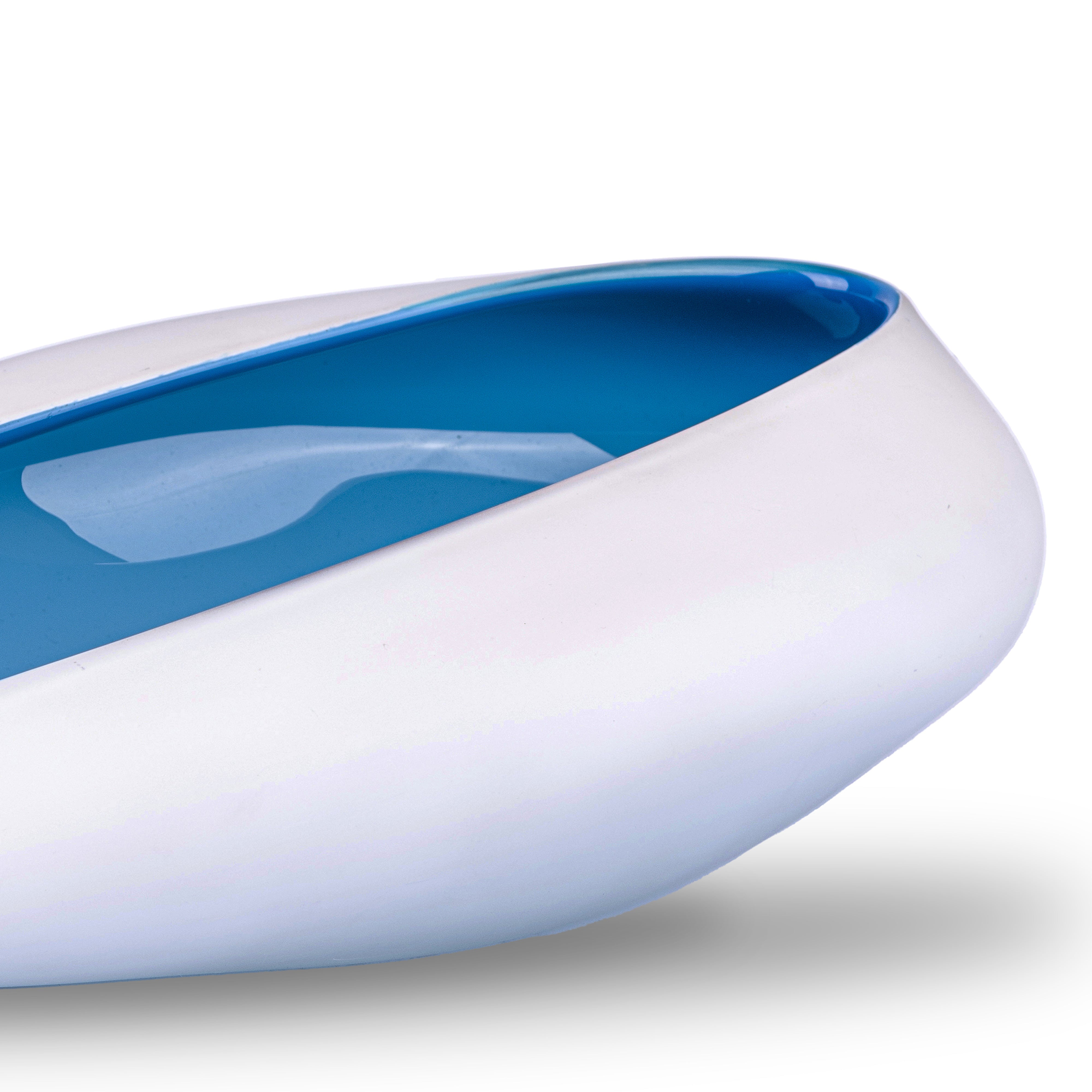 Idée Art Exclusive. Glass Decorative Plate. Large Size