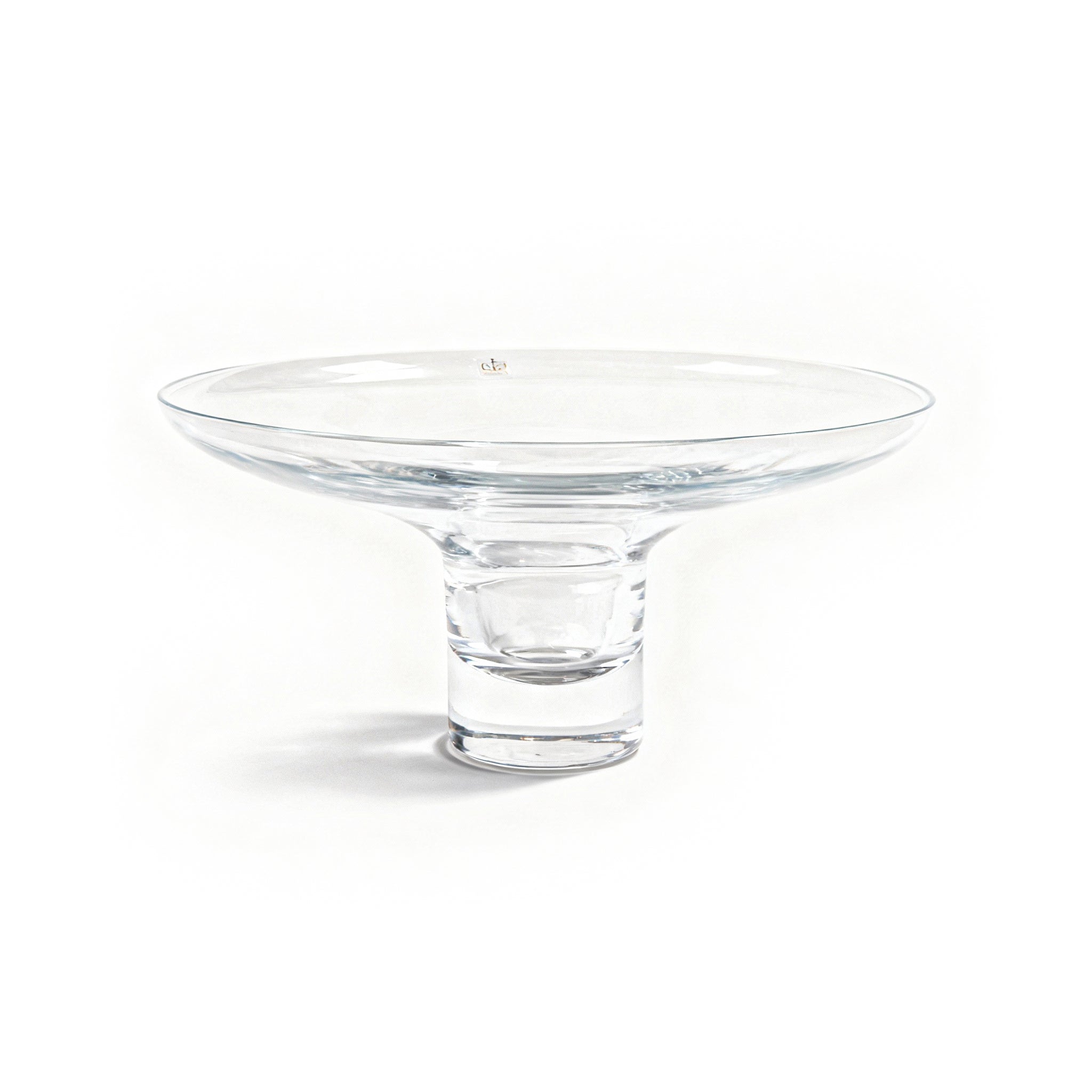 Idée Art Exclusive. Crystal Serving Plate. Large Size