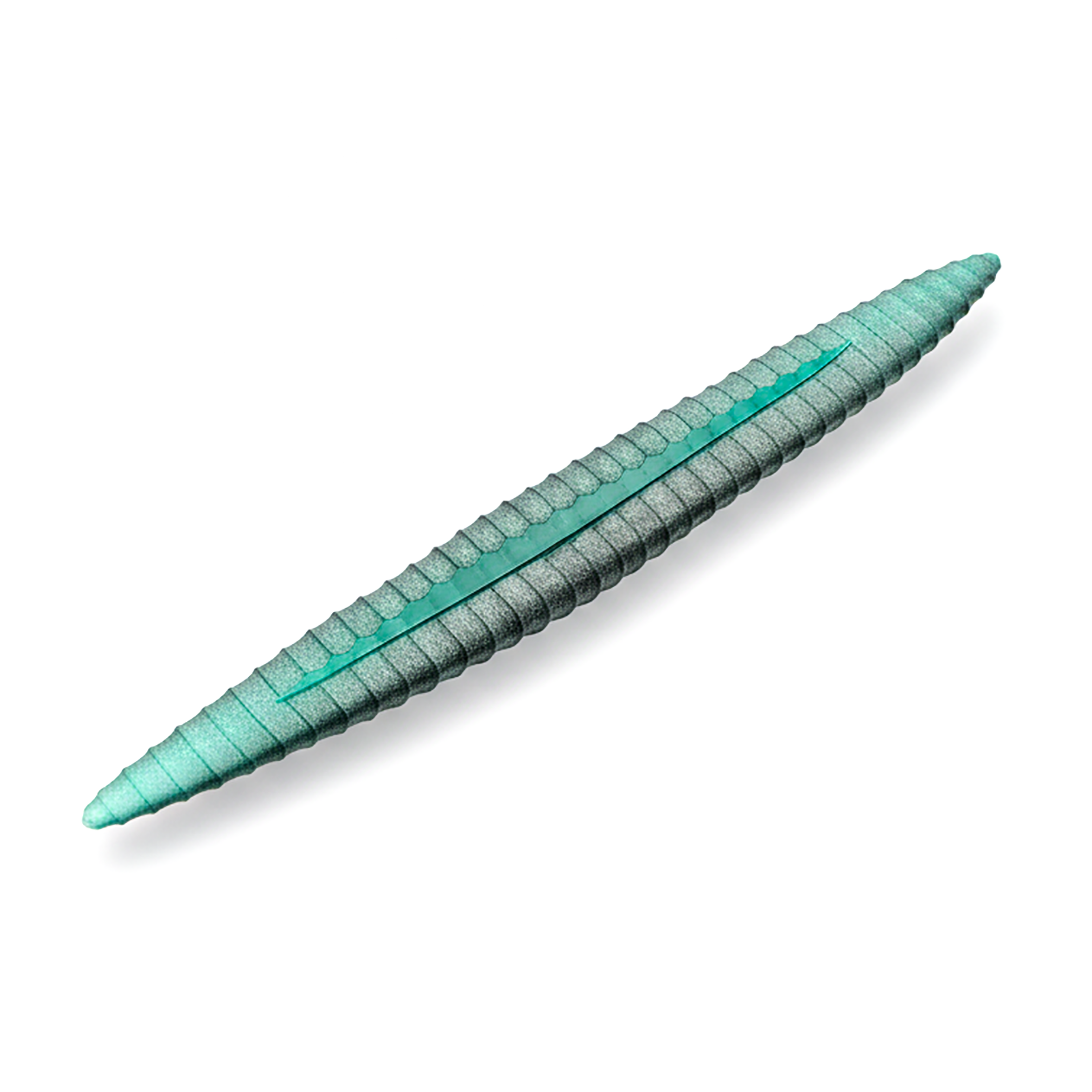 Idée Art Exclusive. Green Glass Sculpture. Large Size