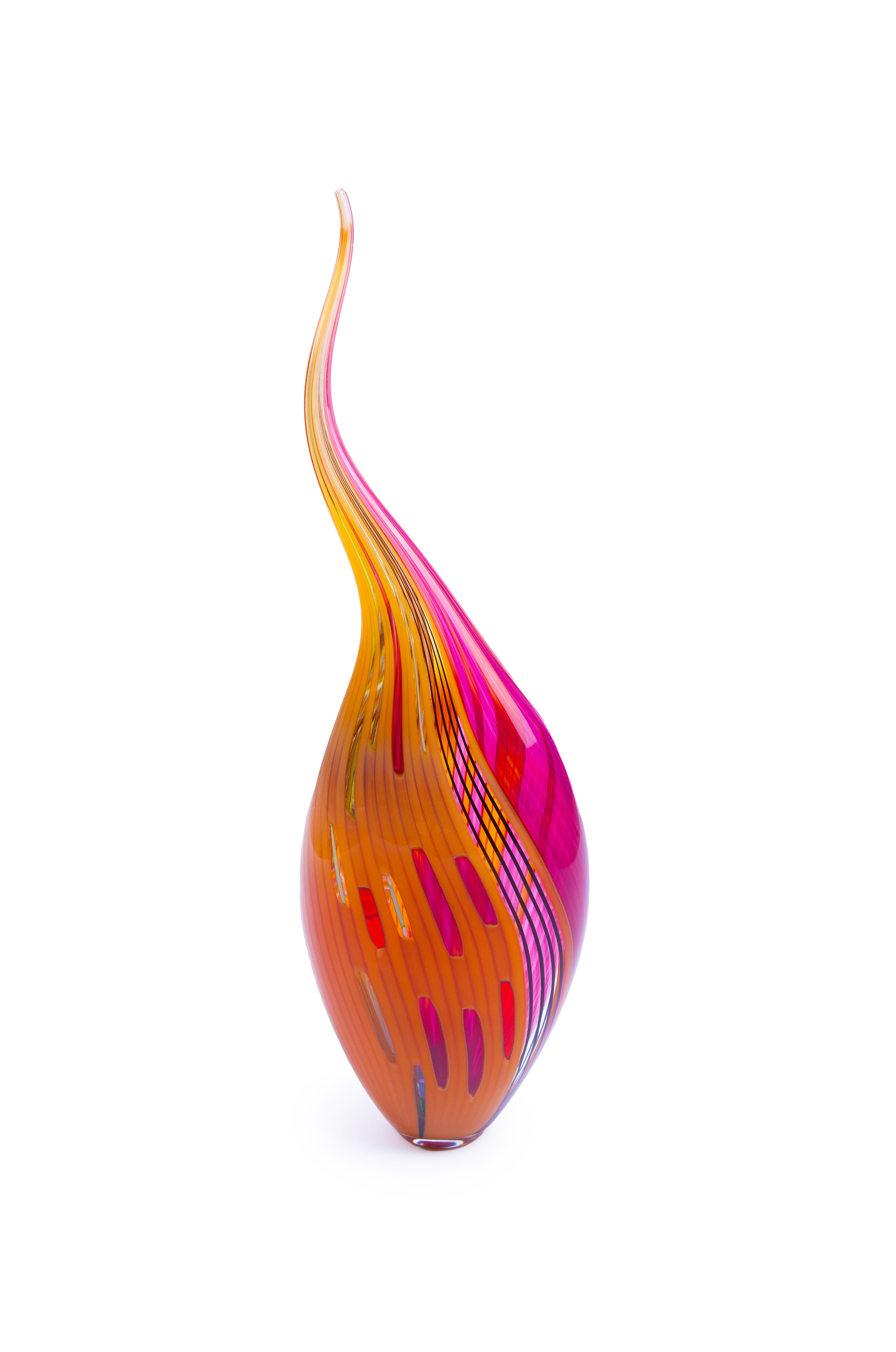 Idée Art Exclusive. Illusion Blown Glass Sculpture. Large Size