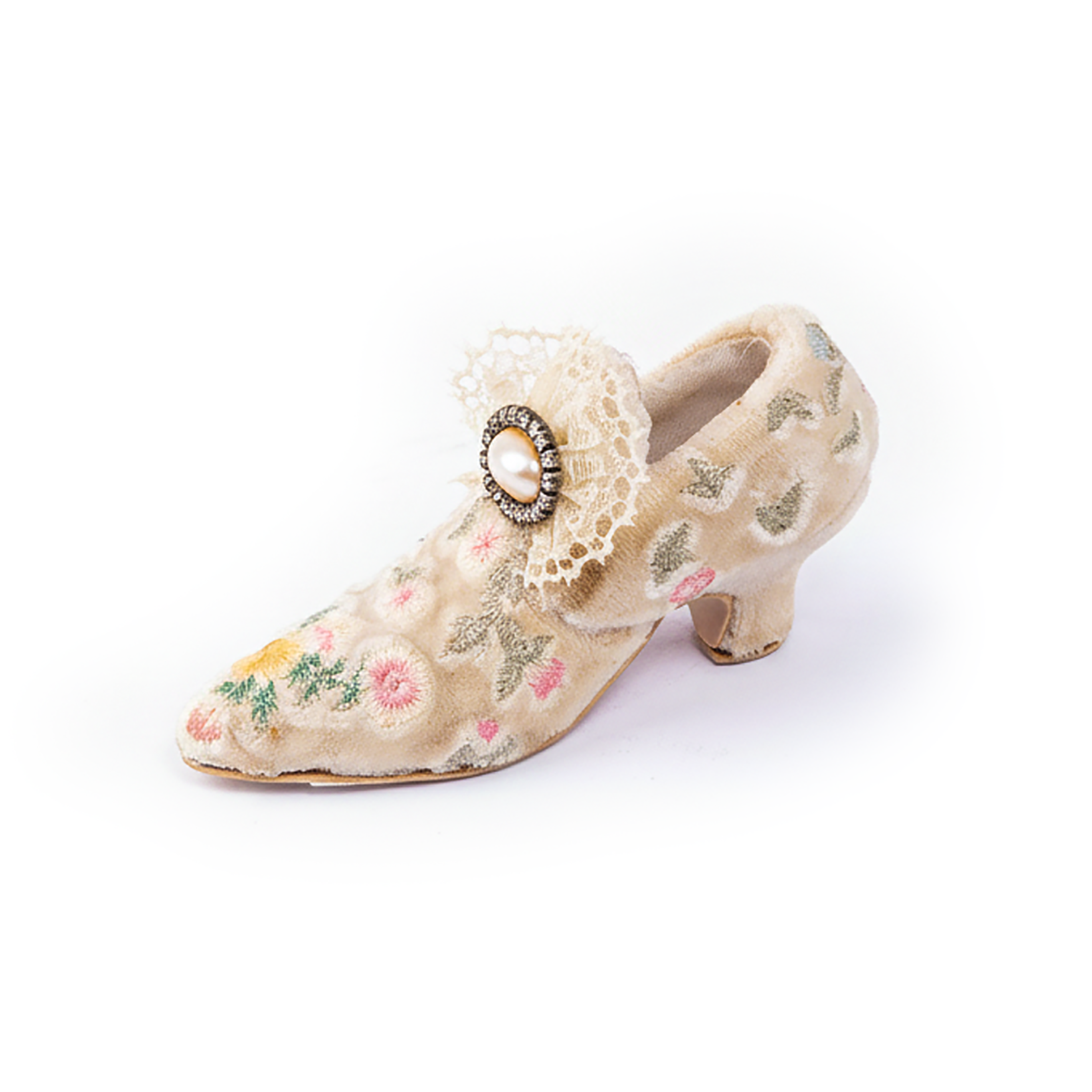 Idée Art Exclusive. Victorian Shoe Shaped Figurine. Small Size