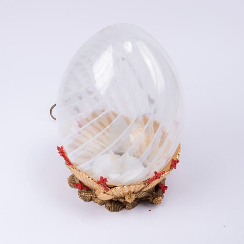 Idée Art Exclusive. Shells & Coral Crystal Lamp. Large Size