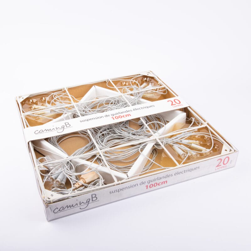 Idée Art Exclusive. 20 Bulb String Wall Lamps. Large Size