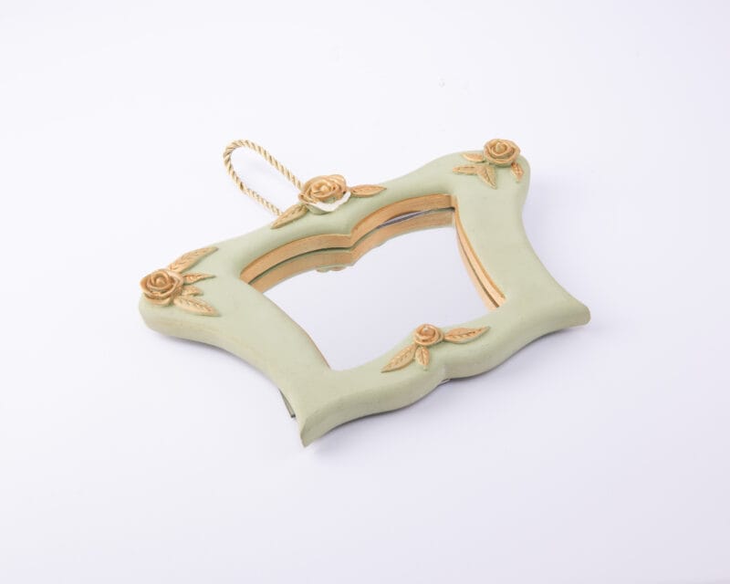 Idée Art Exclusive. Porcelain Wall Mirror. Medium Size