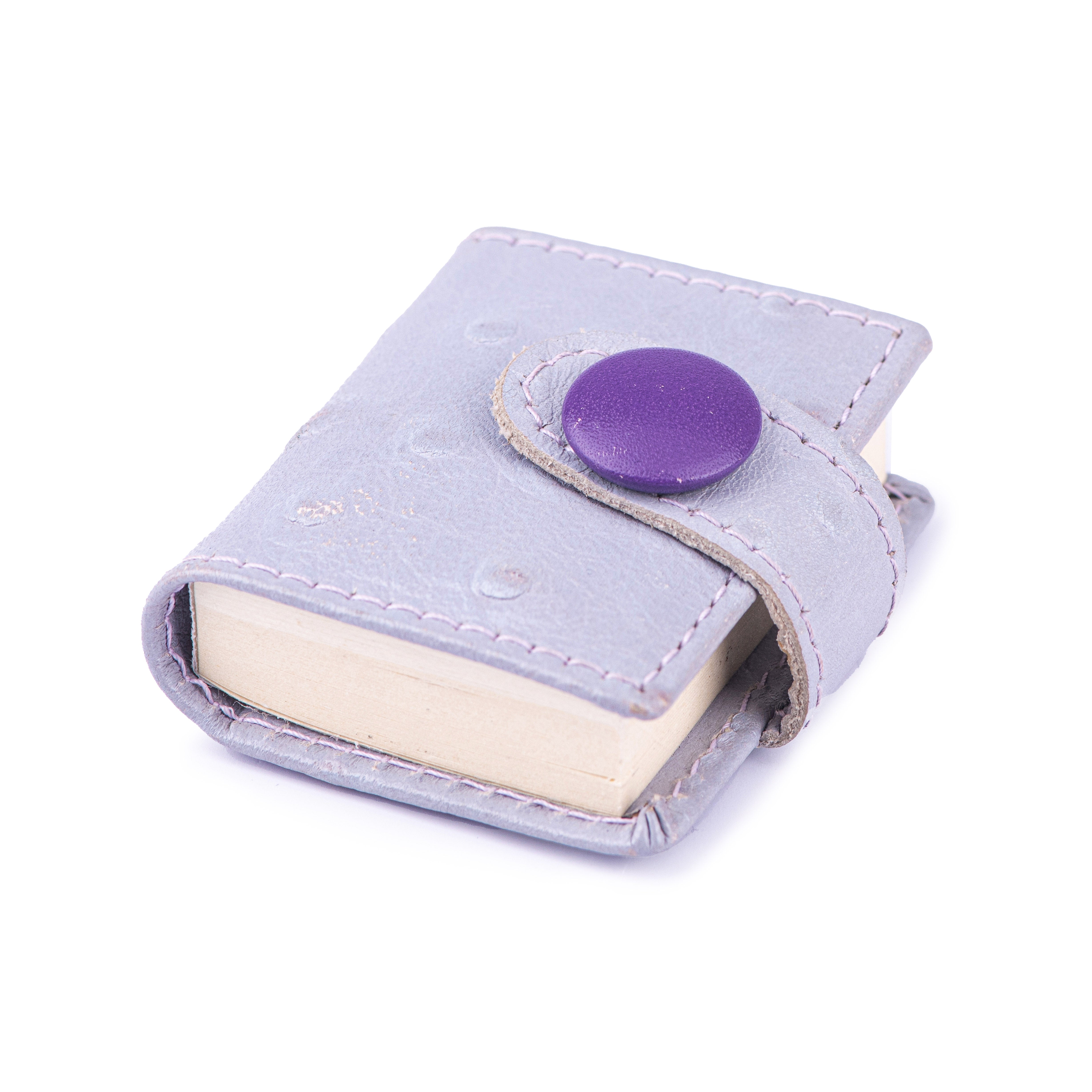 Idée Art Exclusive. Purple Leather Notebook. Small Size