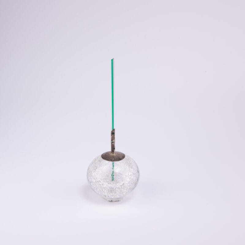 Idée Art Exclusive. Vintage Perfume Bottle in Cracked Glass Design. 70 ml