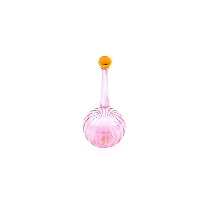 Idée Art Exclusive. Pink Glass Perfume Bottle. 120 ML
