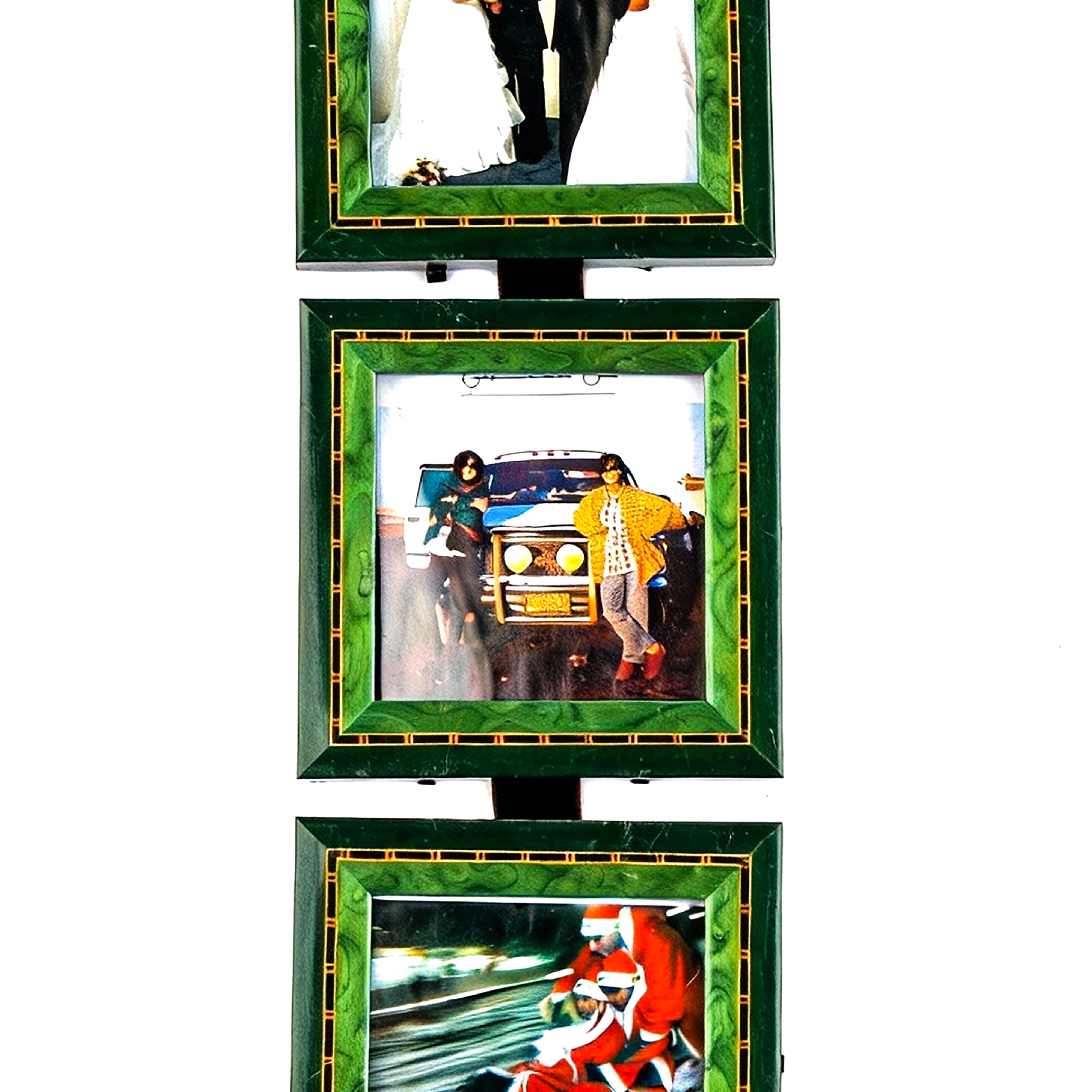 Idée Art Exclusive. Set of 3 Green Wall-Hanging Picture Frame. Small Size