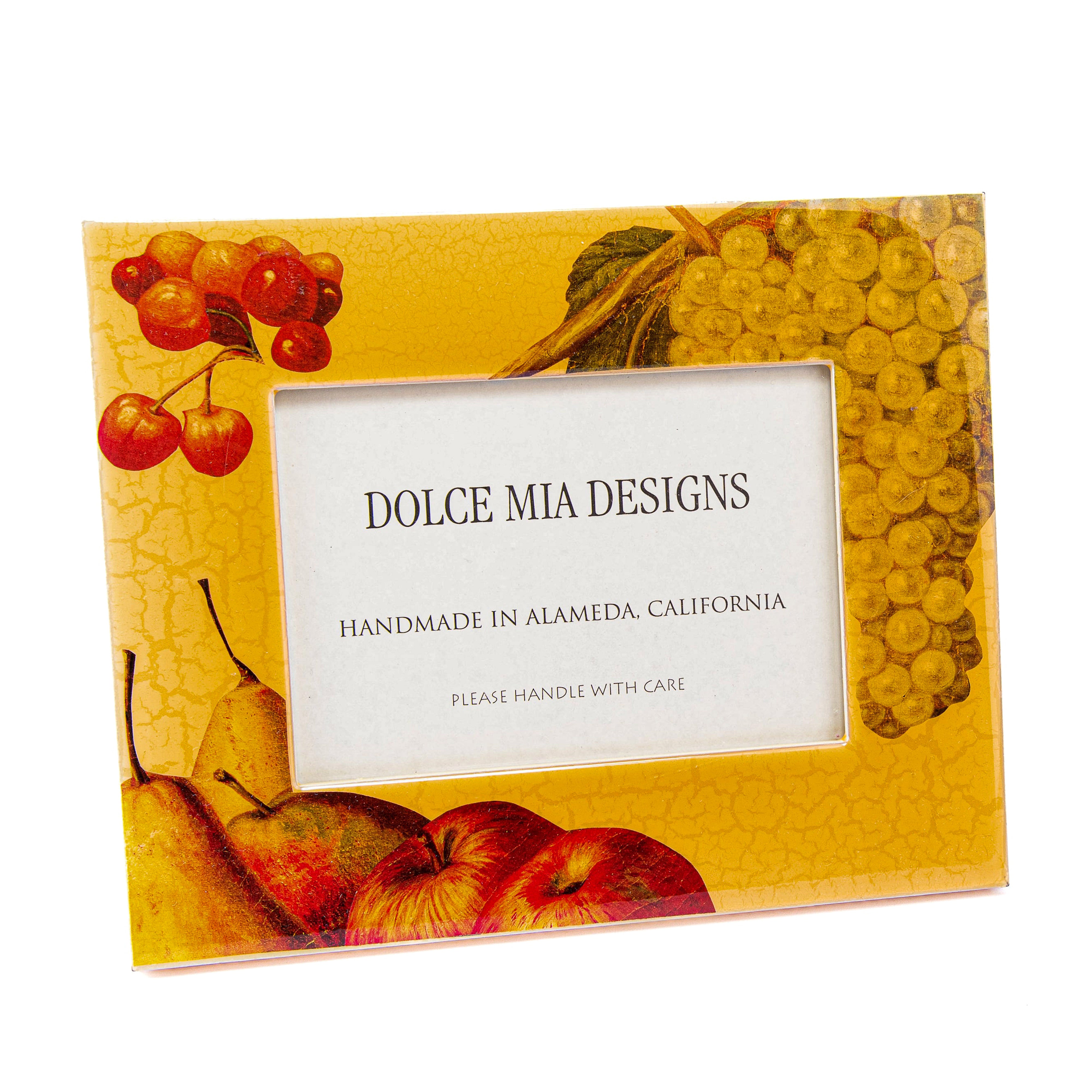 Idée Art Exclusive. Picture Frame Designed with Fruits. Large Size