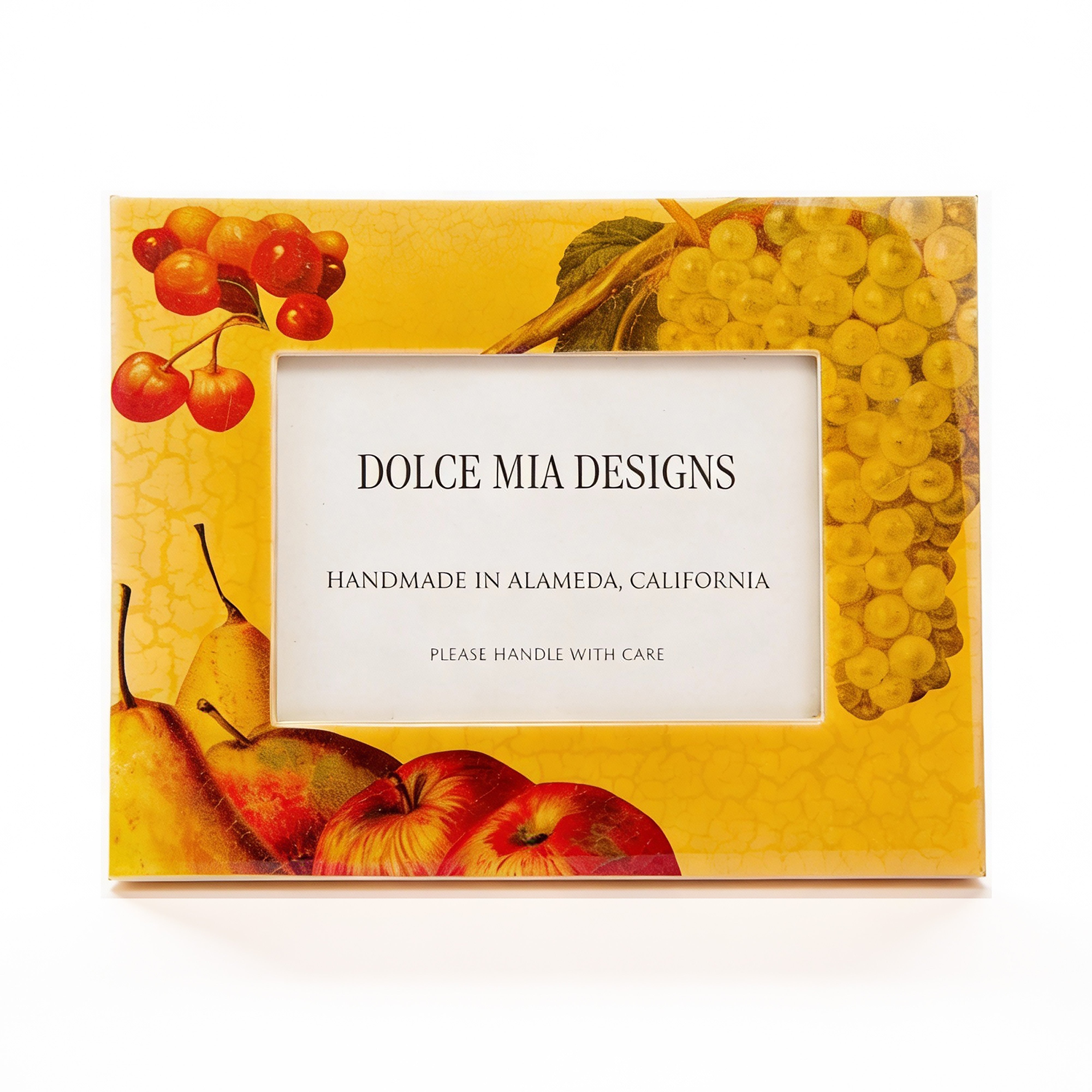 Idée Art Exclusive. Picture Frame Designed with Fruits. Large Size