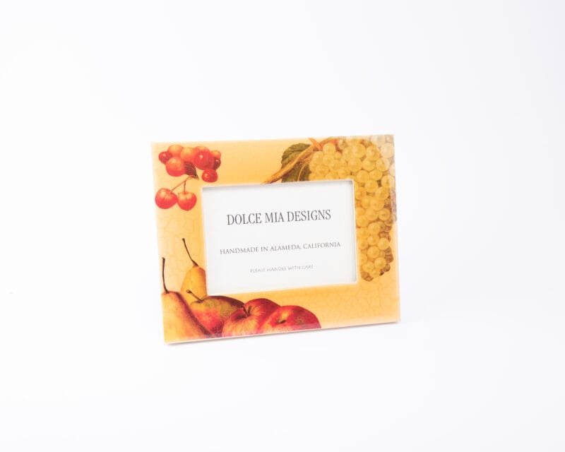 Idée Art Exclusive. Picture Frame Designed with Fruits. Large Size
