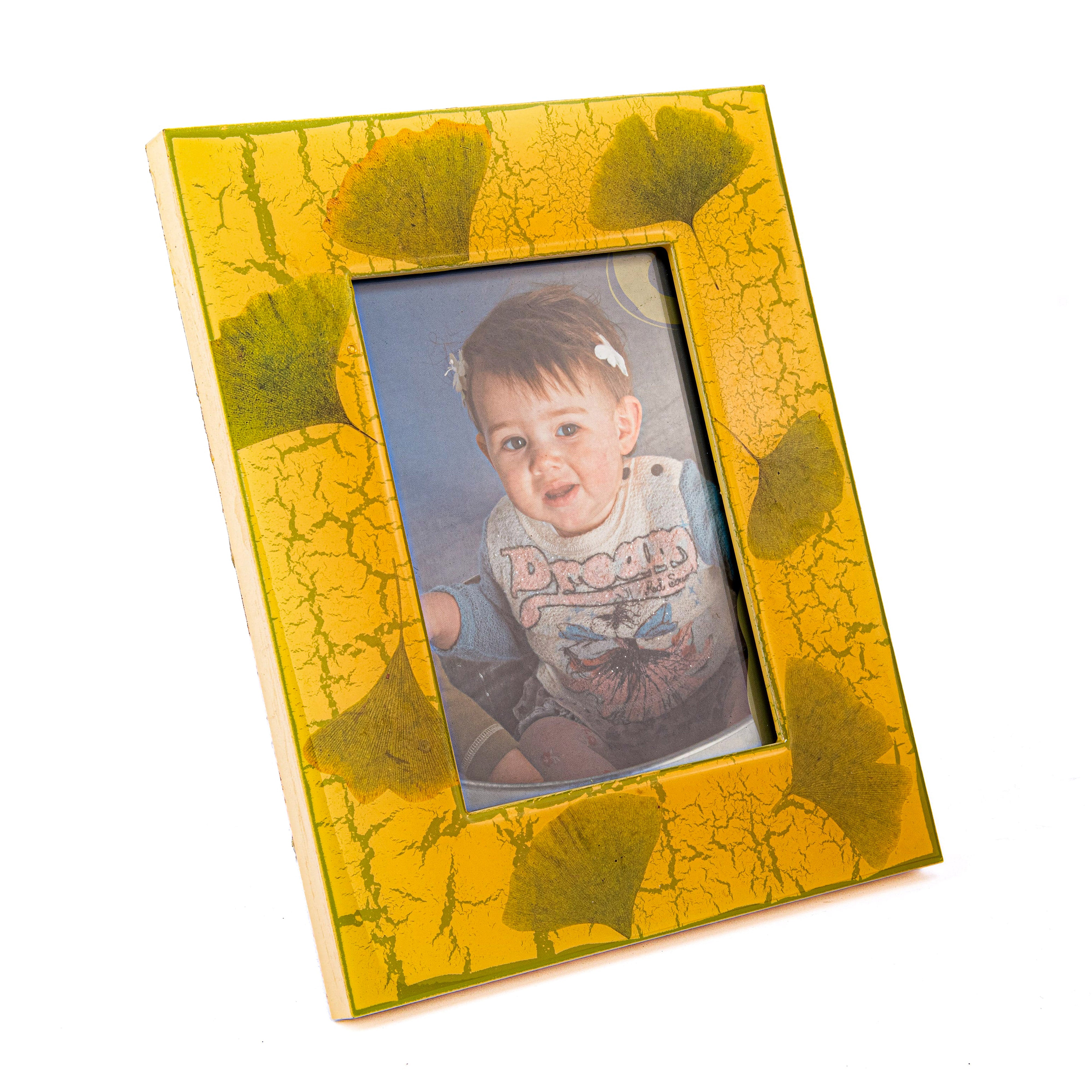 Idée Art Exclusive. Picture Frame Designed with Flowers. Large Size