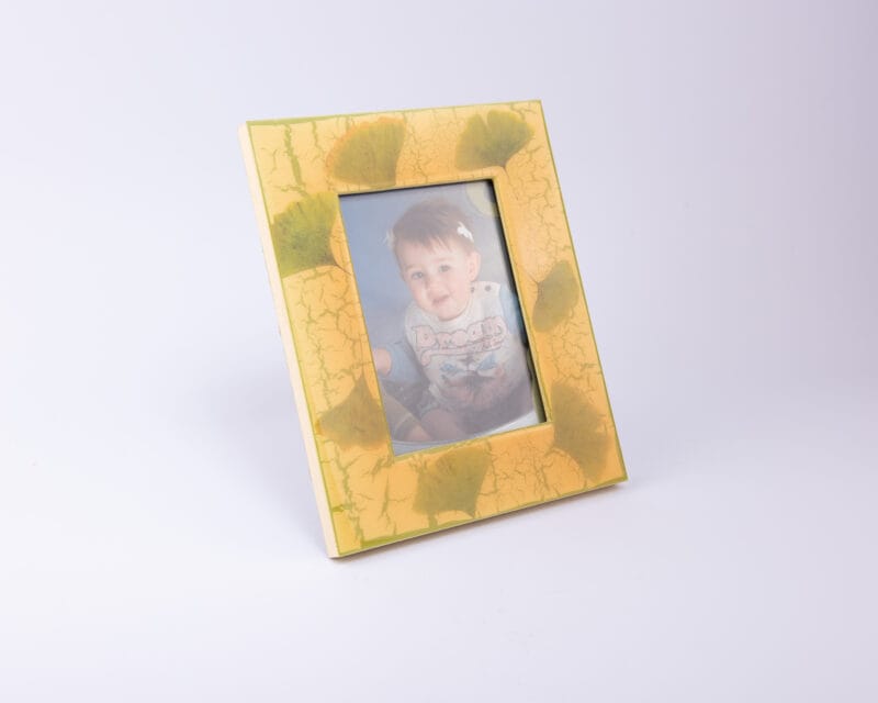 Idée Art Exclusive. Picture Frame Designed with Flowers. Large Size