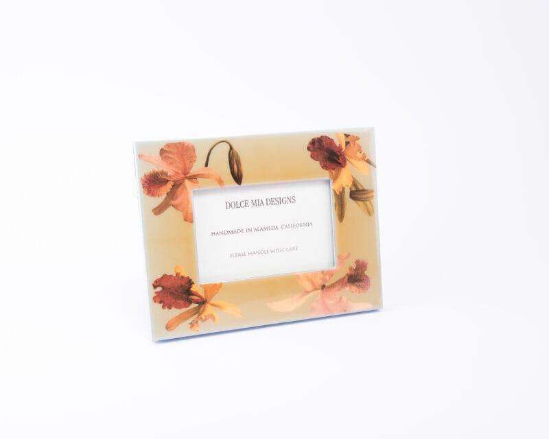 Idée Art Exclusive. Picture Frame Designed with Flowers. Large Size