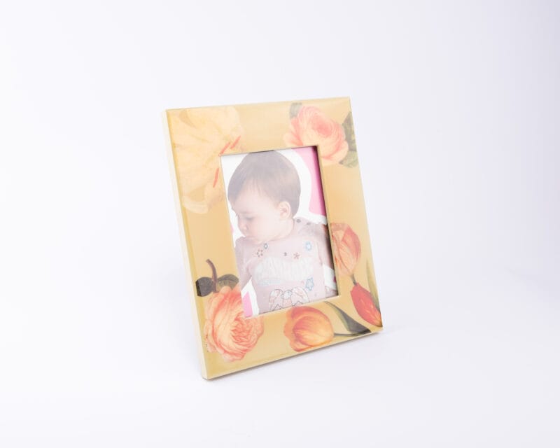 Idée Art Exclusive. Picture Frame Designed with Tulips. Large Size