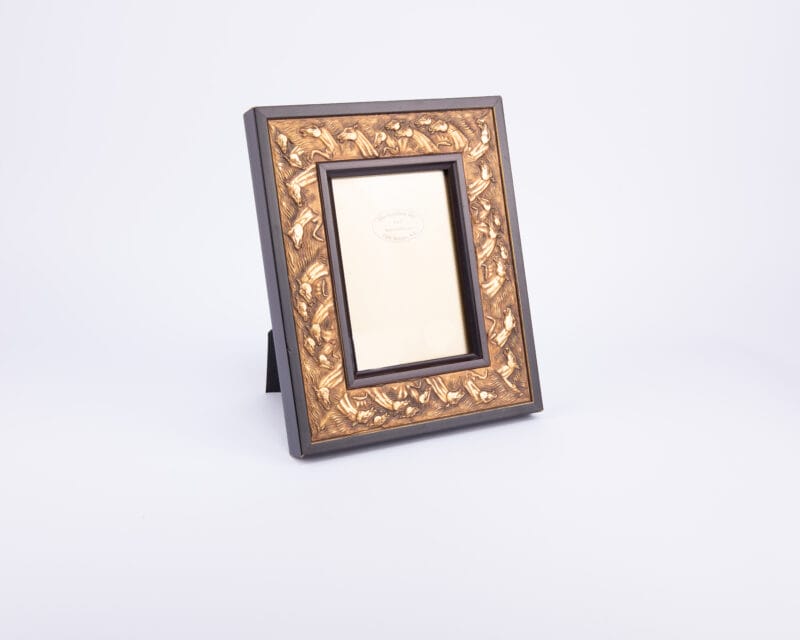 The Bucklers Fifth Avenue. Picture Frame Designed with Horses Pattern. Large Size