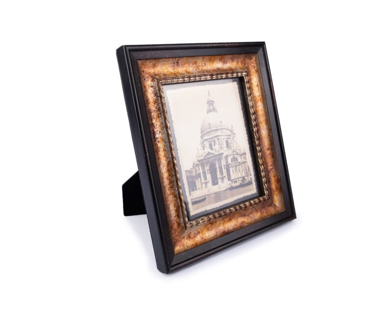 Idée Art Exclusive. Black & Gold Wooden Picture Frame. Large Size
