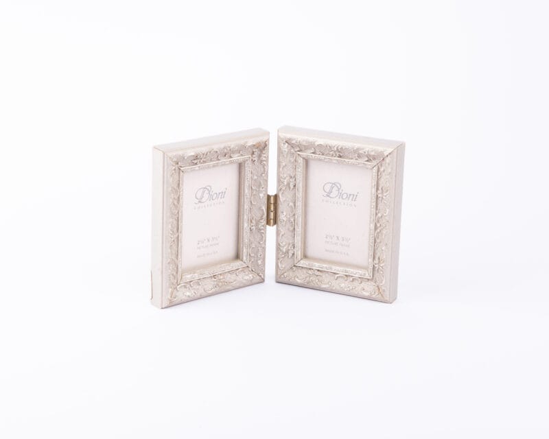 Idée Art Exclusive. Silver Dual Picture Frame. Small Size