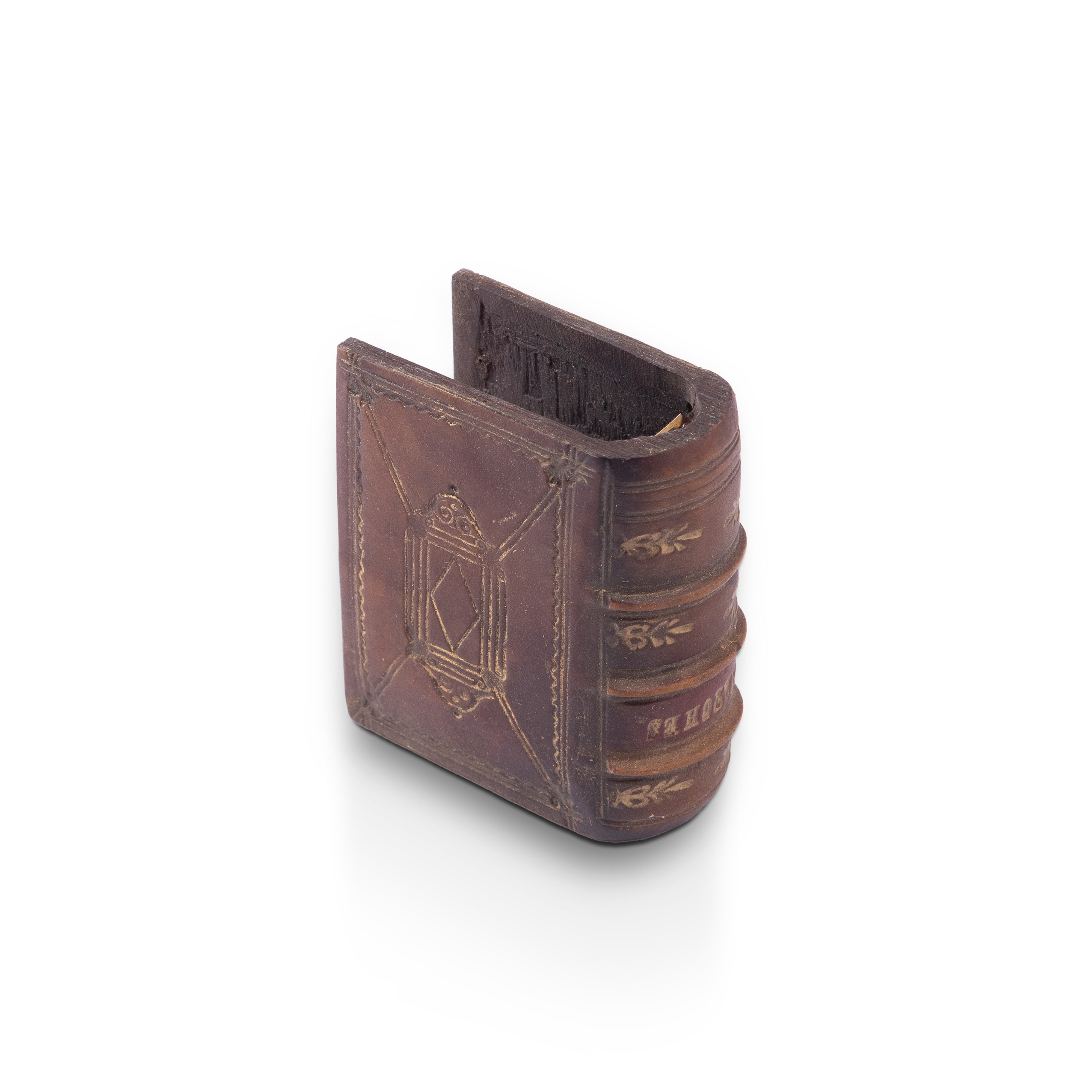 Idée Art Exclusive. Match Box Holder in a Book Cover Shape. Small Size