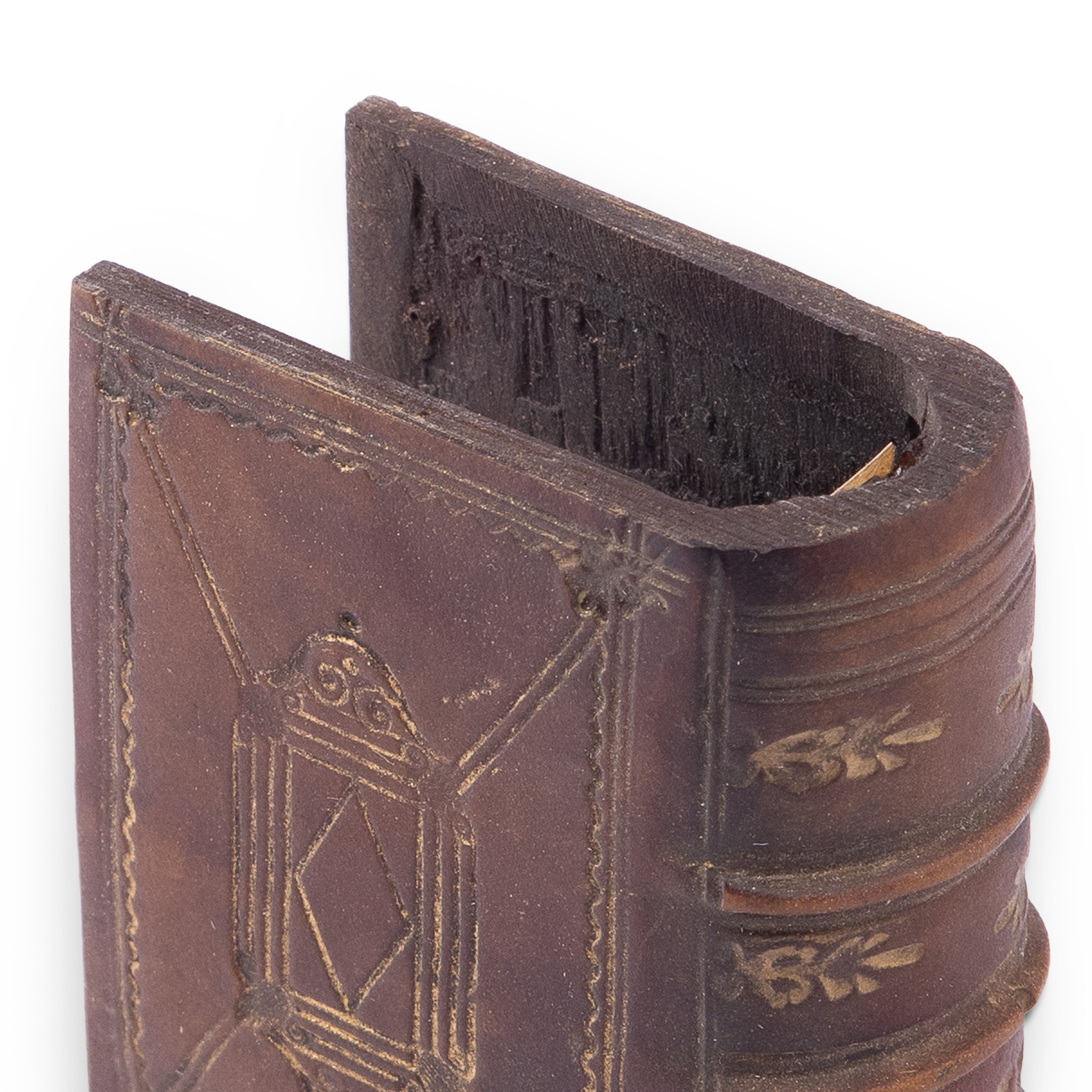 Idée Art Exclusive. Match Box Holder in a Book Cover Shape. Small Size