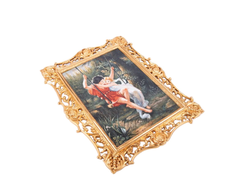 Idée Art Exclusive. Tableau with Man & Woman Illustration. Large Size