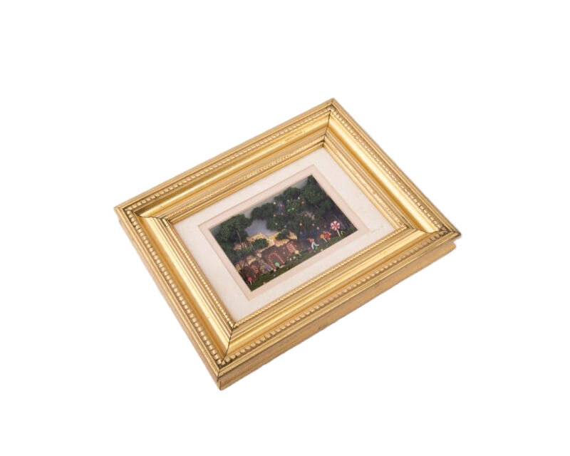Idée Art Exclusive. Tableau with a Garden Illustration. Medium Size