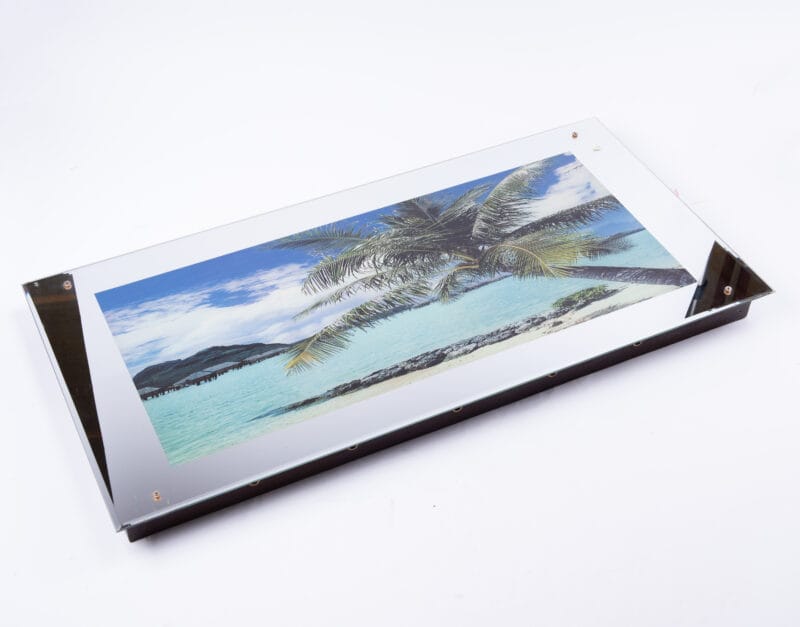 Idée Art Exclusive. Tropical Beach Illuminated Tableau. Large size