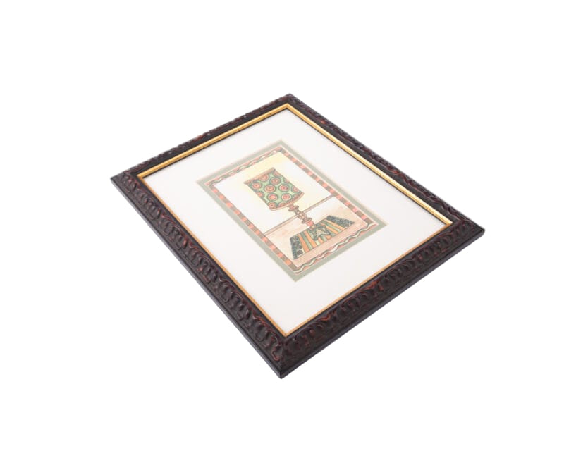 Idée Art Exclusive. Tableau with Lamp Illustration. Large Size