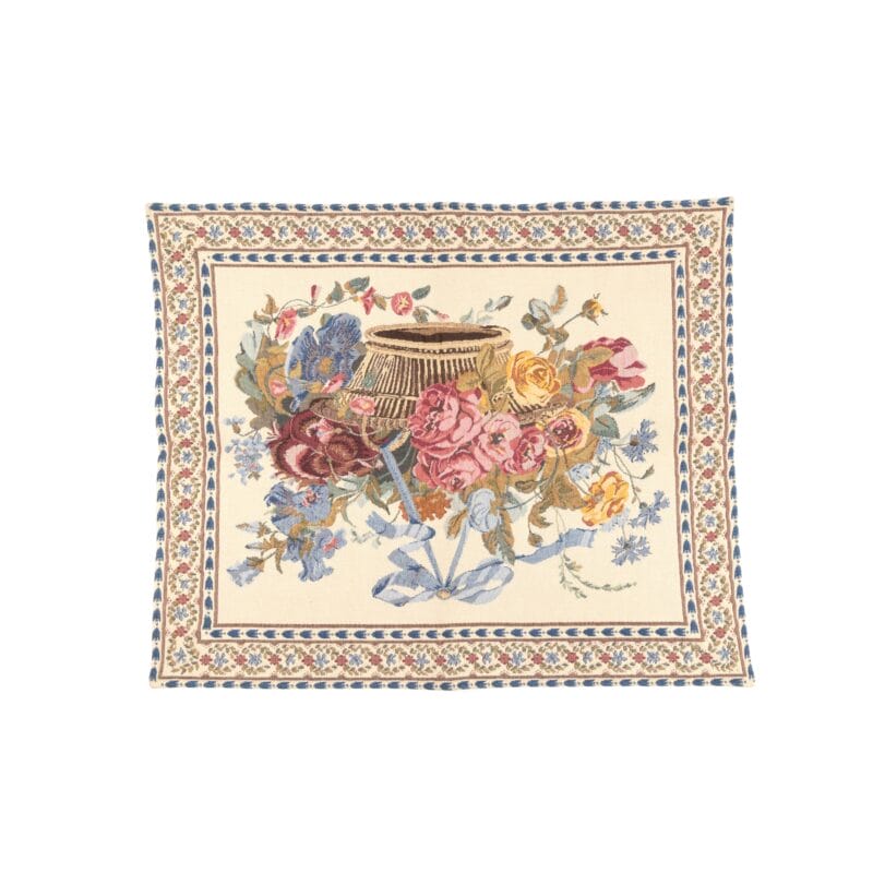 Idée Art Exclusive. Tapestry Tableau with Bouquet Design. Large Size